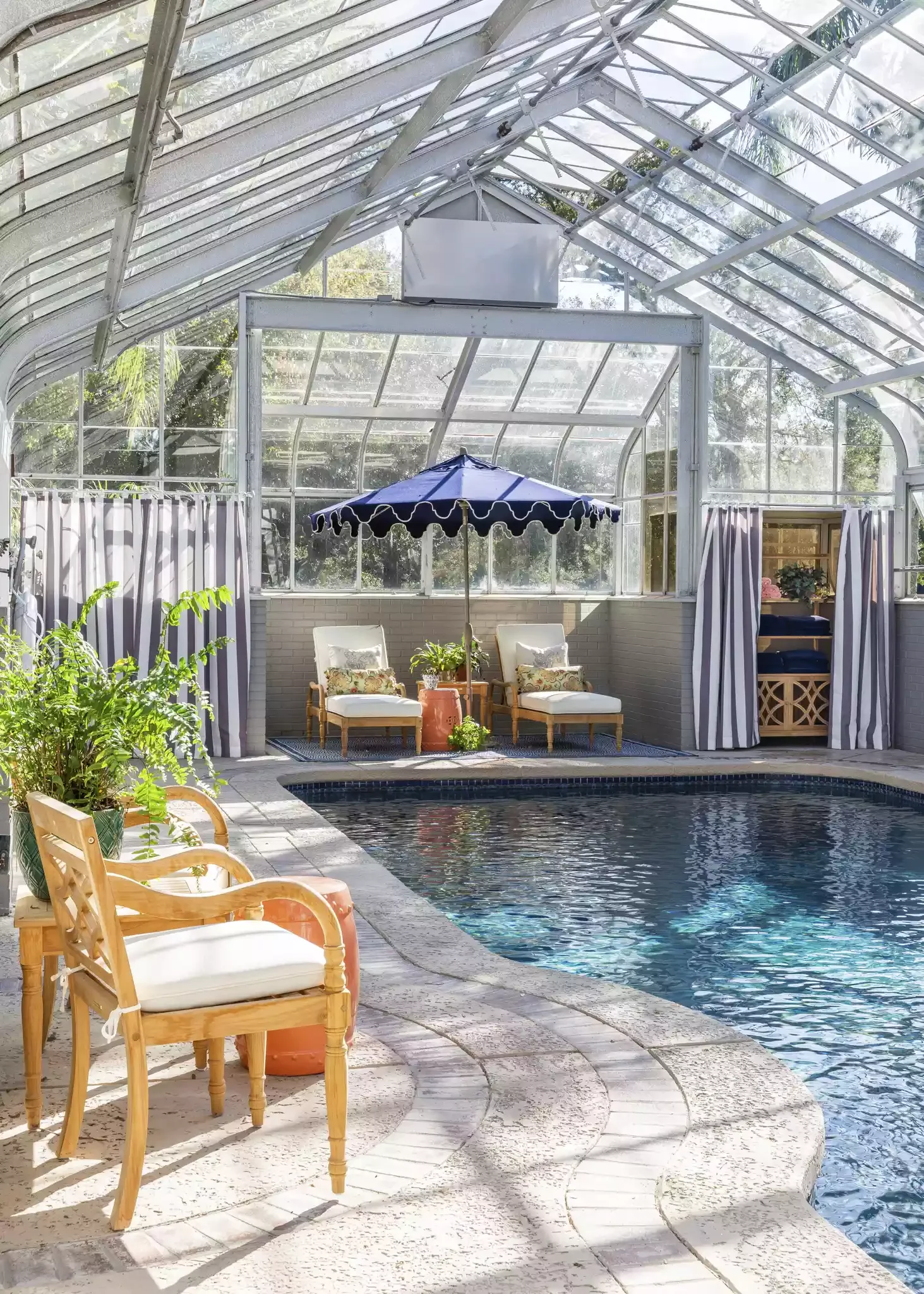 Covered Backyard Pool