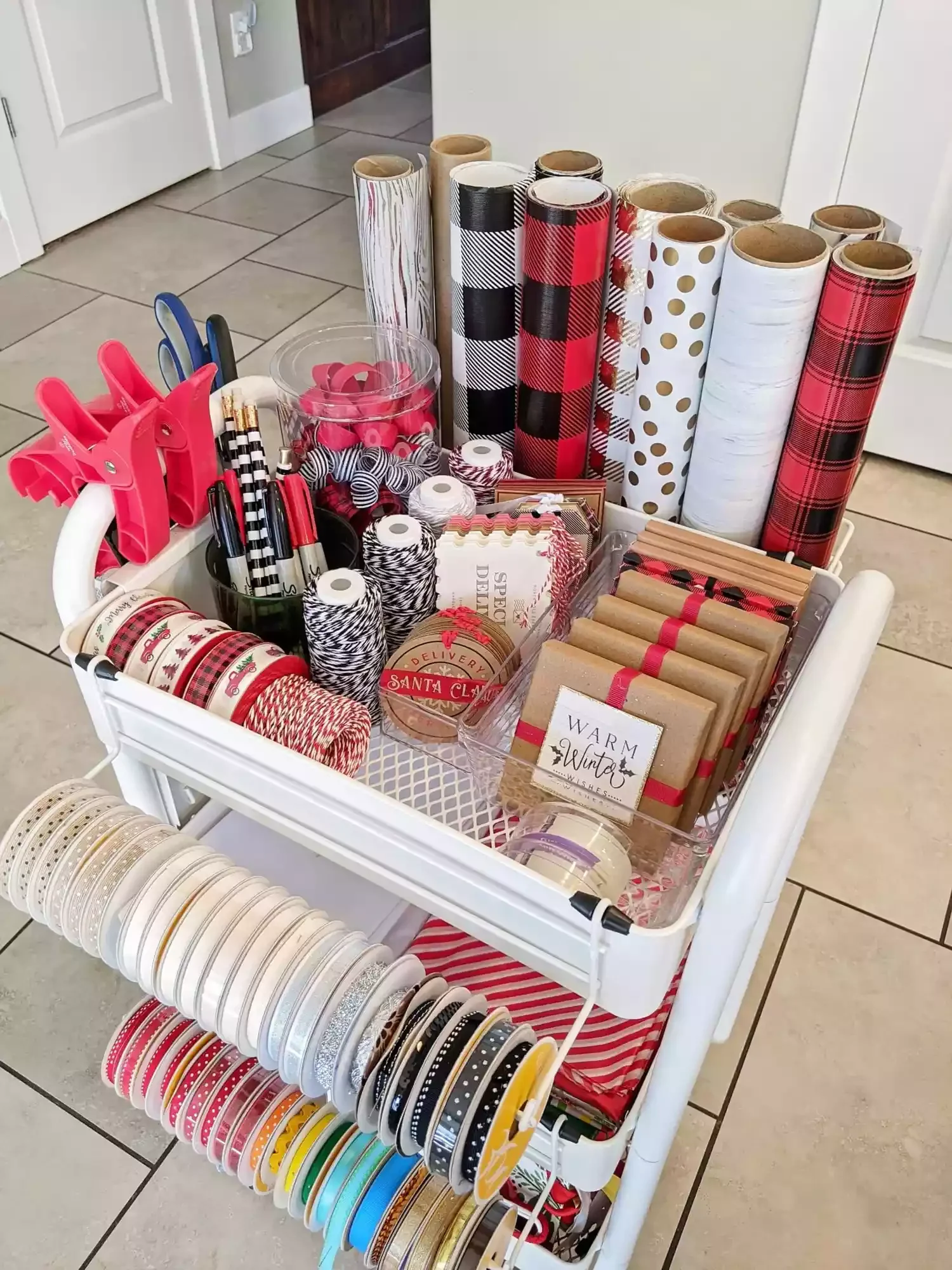 Create a Gift Wrap Cart