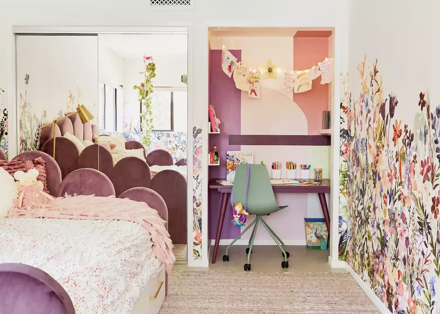 Custom Color Block Mural