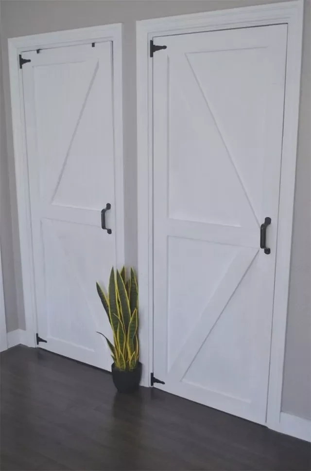 DIY Affordable Closet Doors