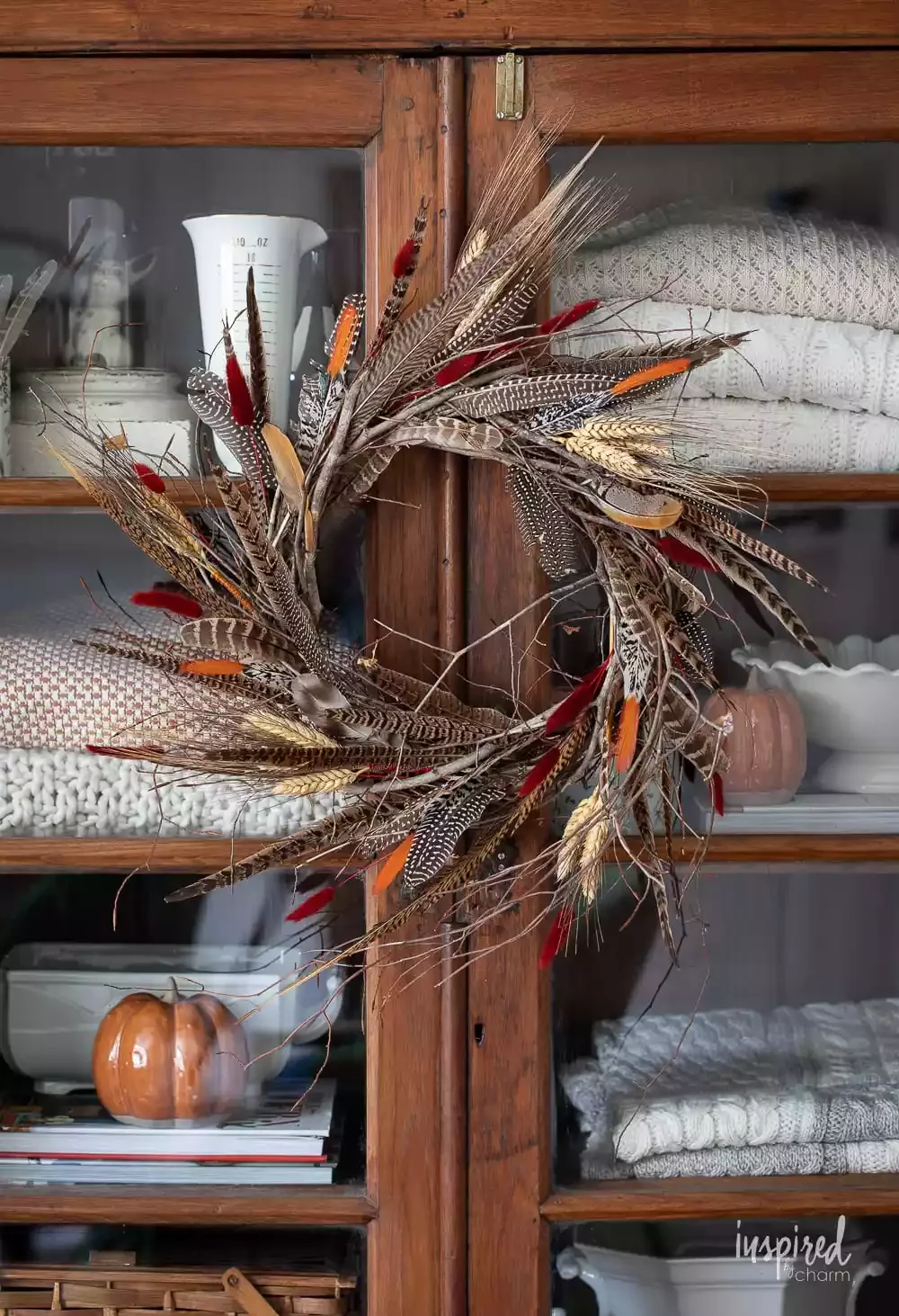 DIY Feather Wreath