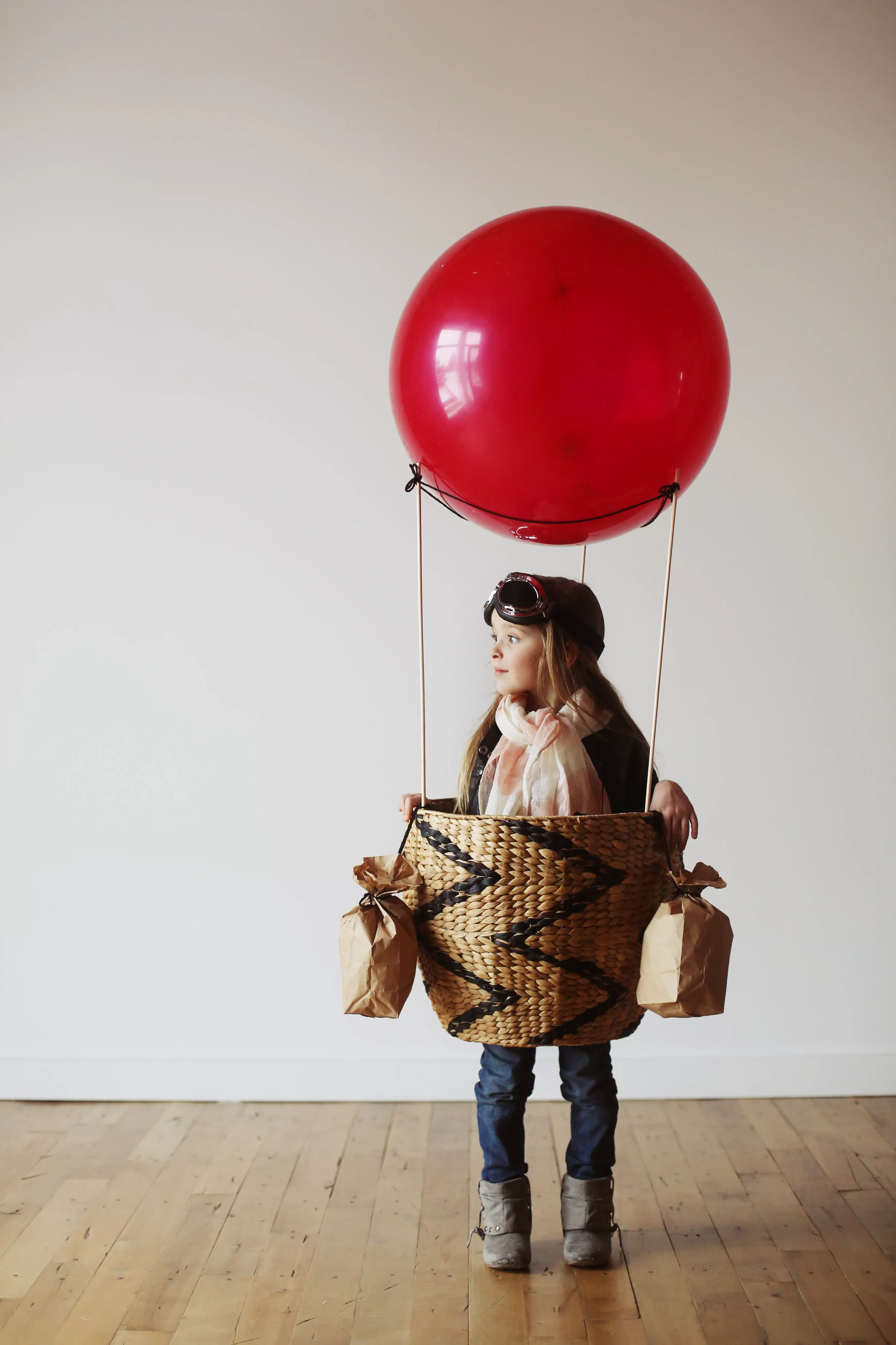 DIY Hot-Air Balloon Pilot Costume