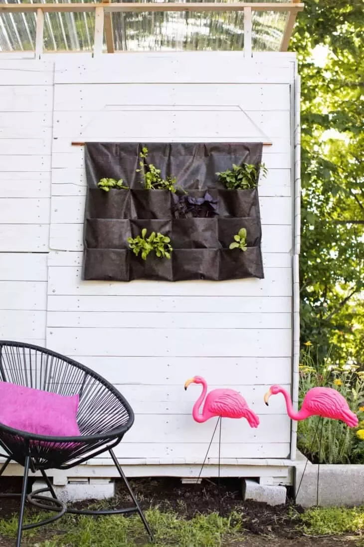 DIY Small Space Vertical Herb Garden
