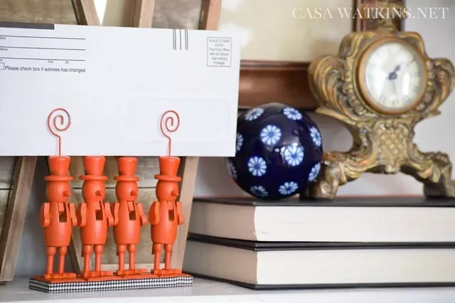 DIY Thrifted Mail Organizer