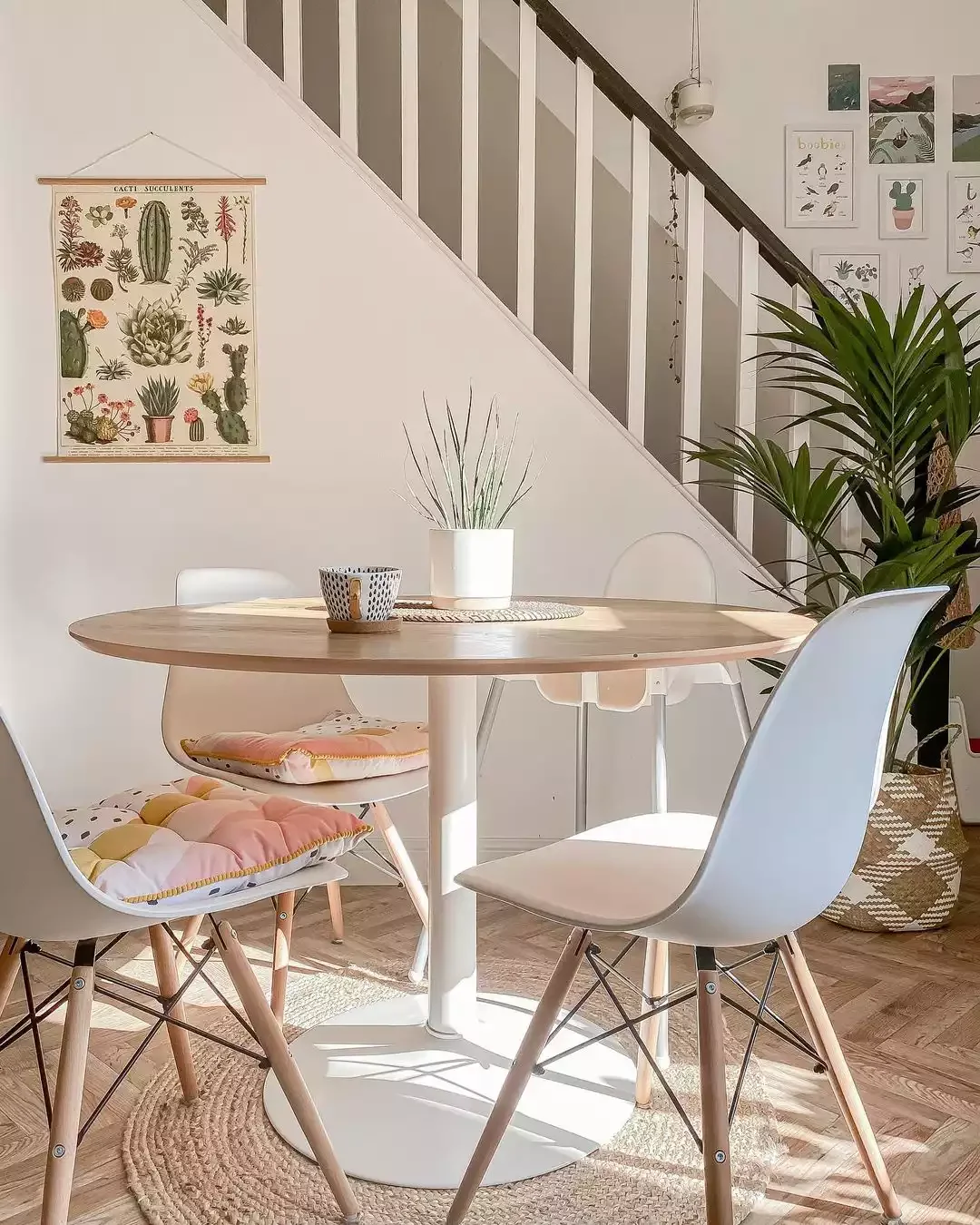 Dainty Boho Style Dining Area