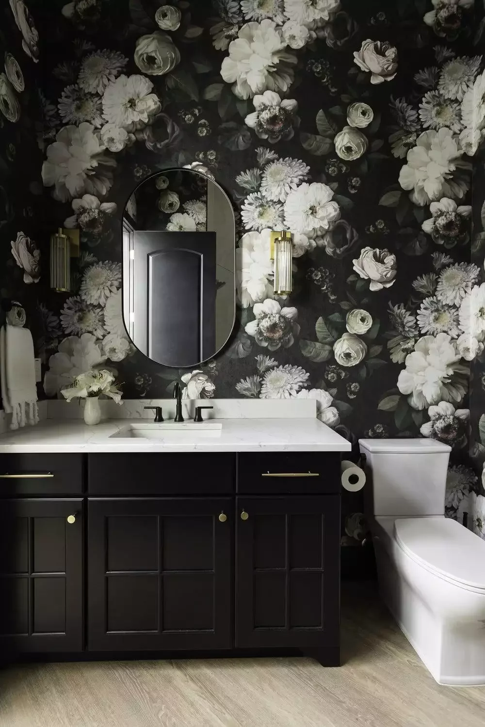 Dark Floral Wallpaper