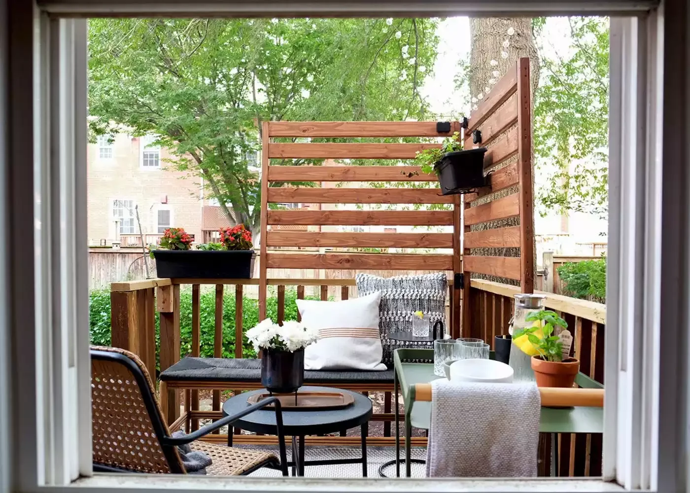 Deck Plant Privacy Wall