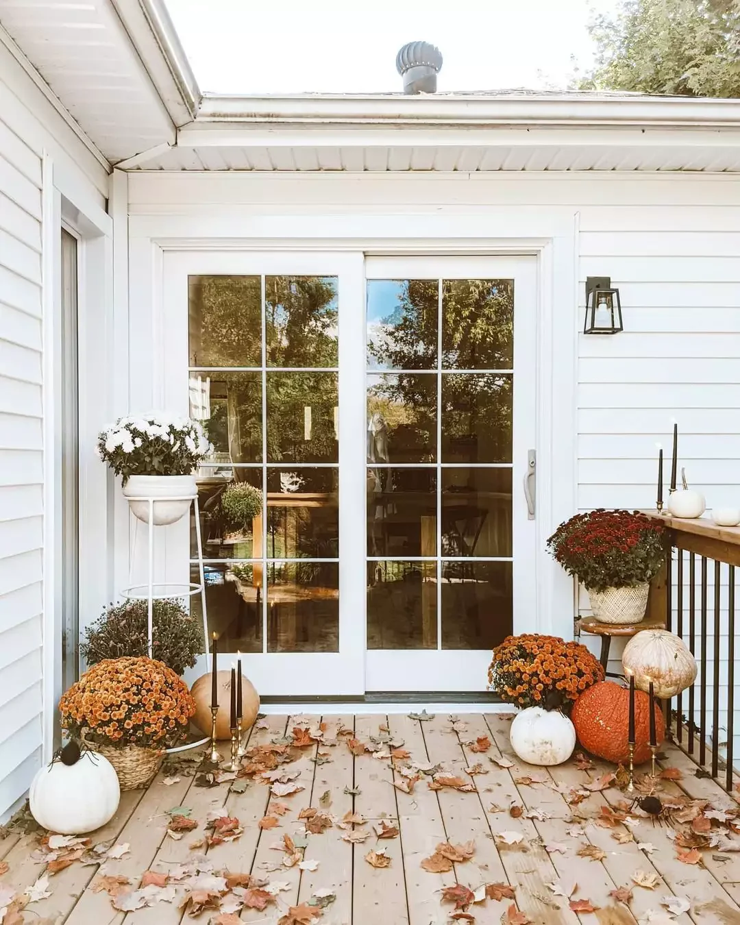 Deck With Seasonal Decor