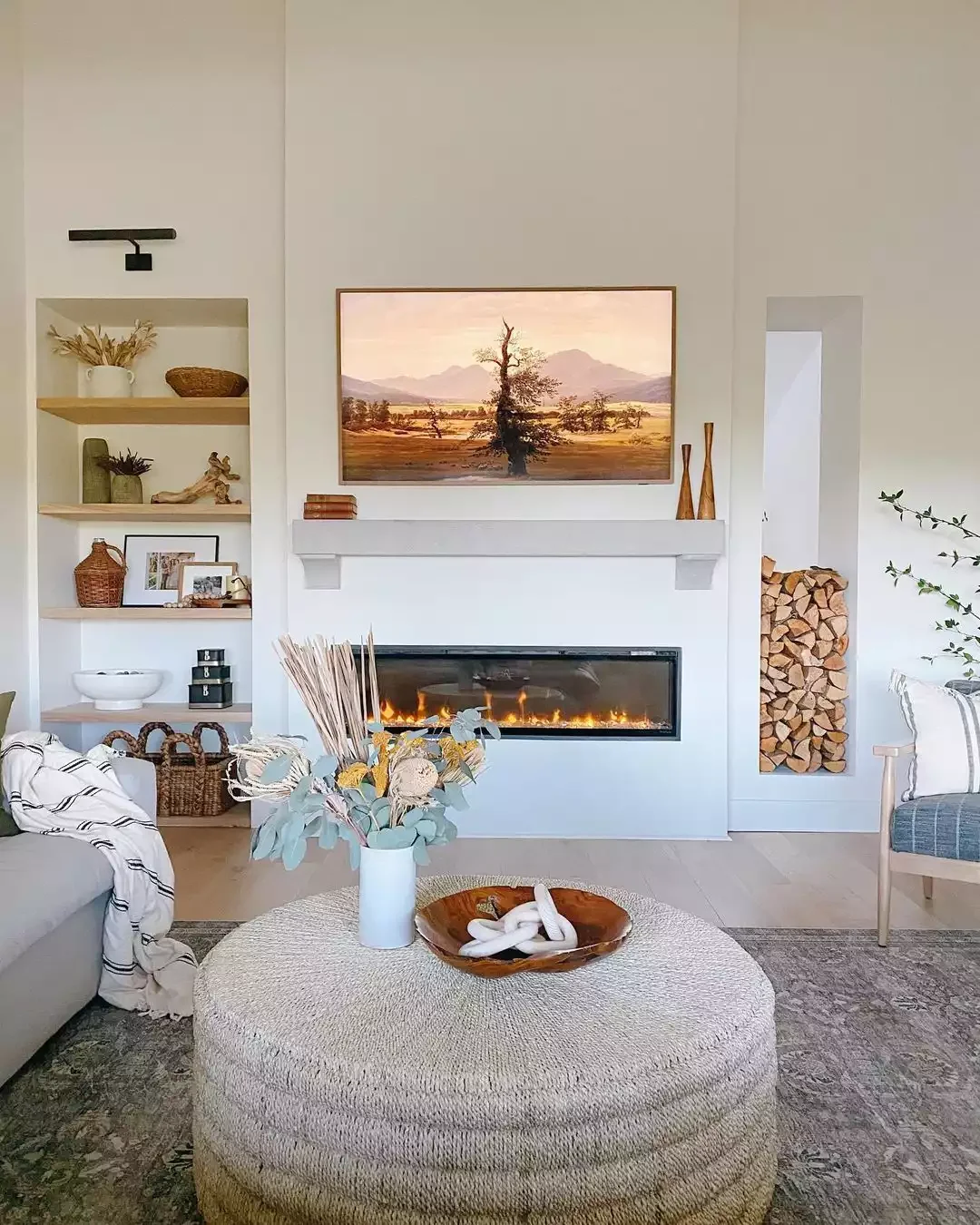 Display Decorative Firewood