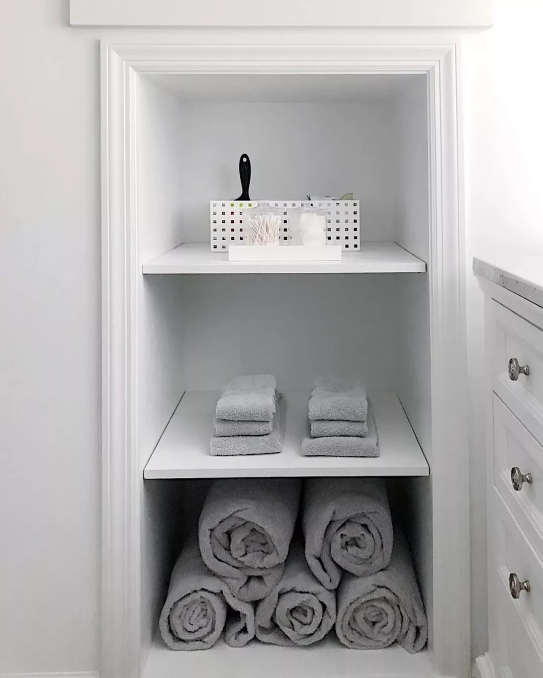 Display on Open Shelves