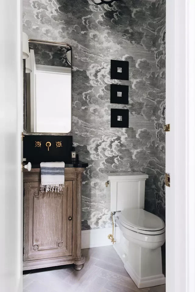Drape Over the Vanity