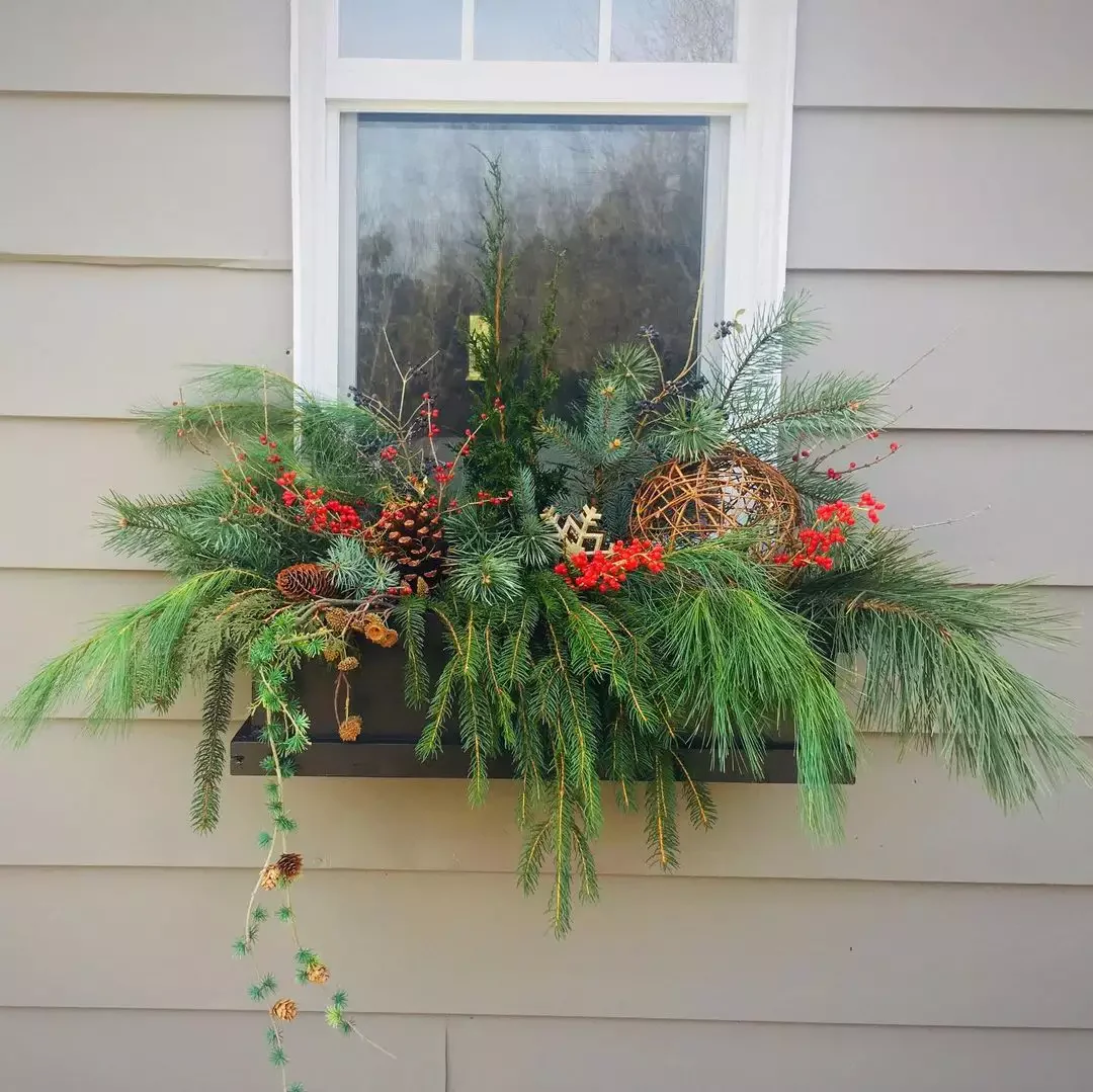 Draping Evergreen Boughs