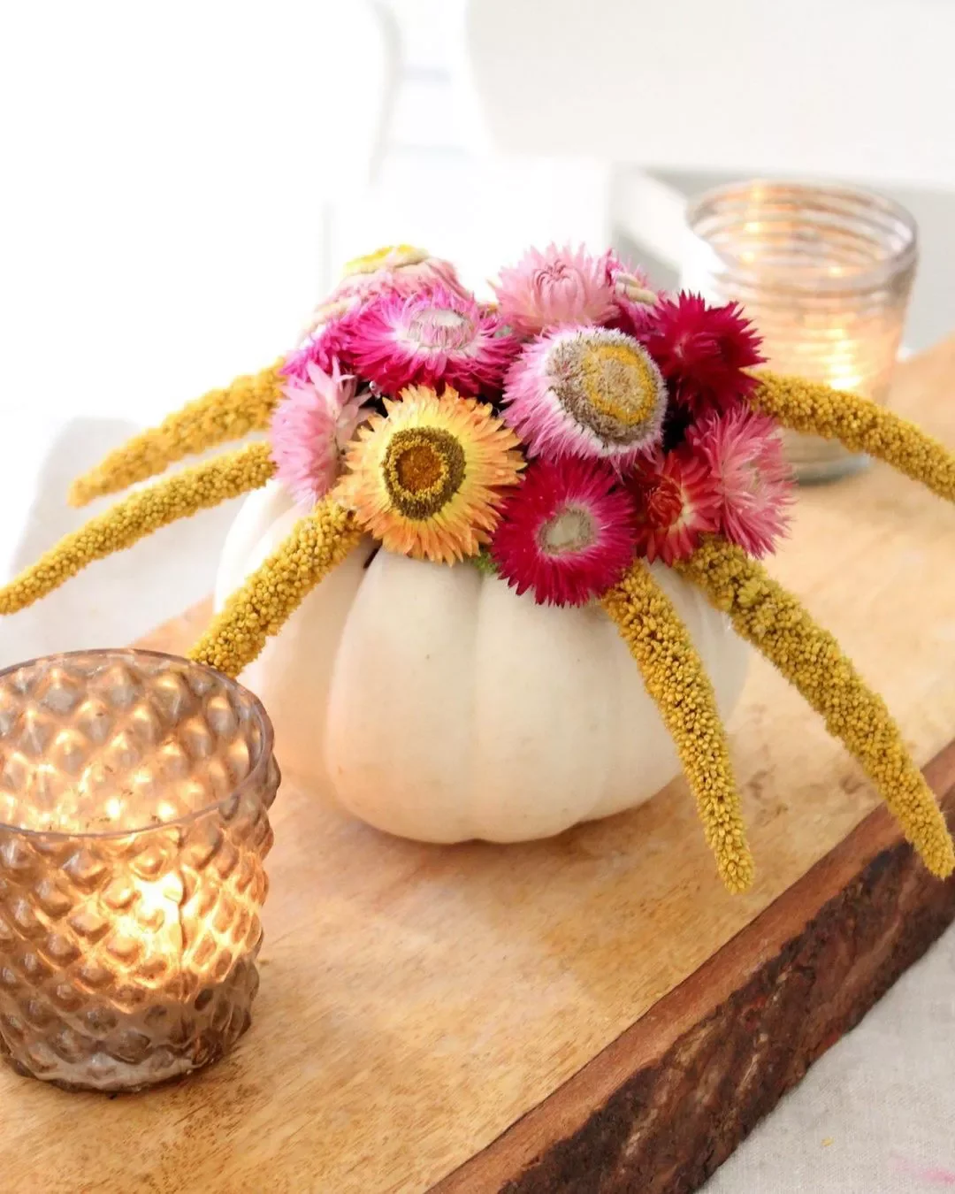 Dried Flower Pumpkin