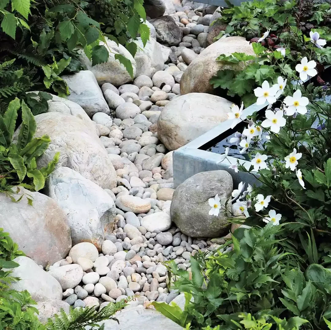Dry River Bed for Drainage