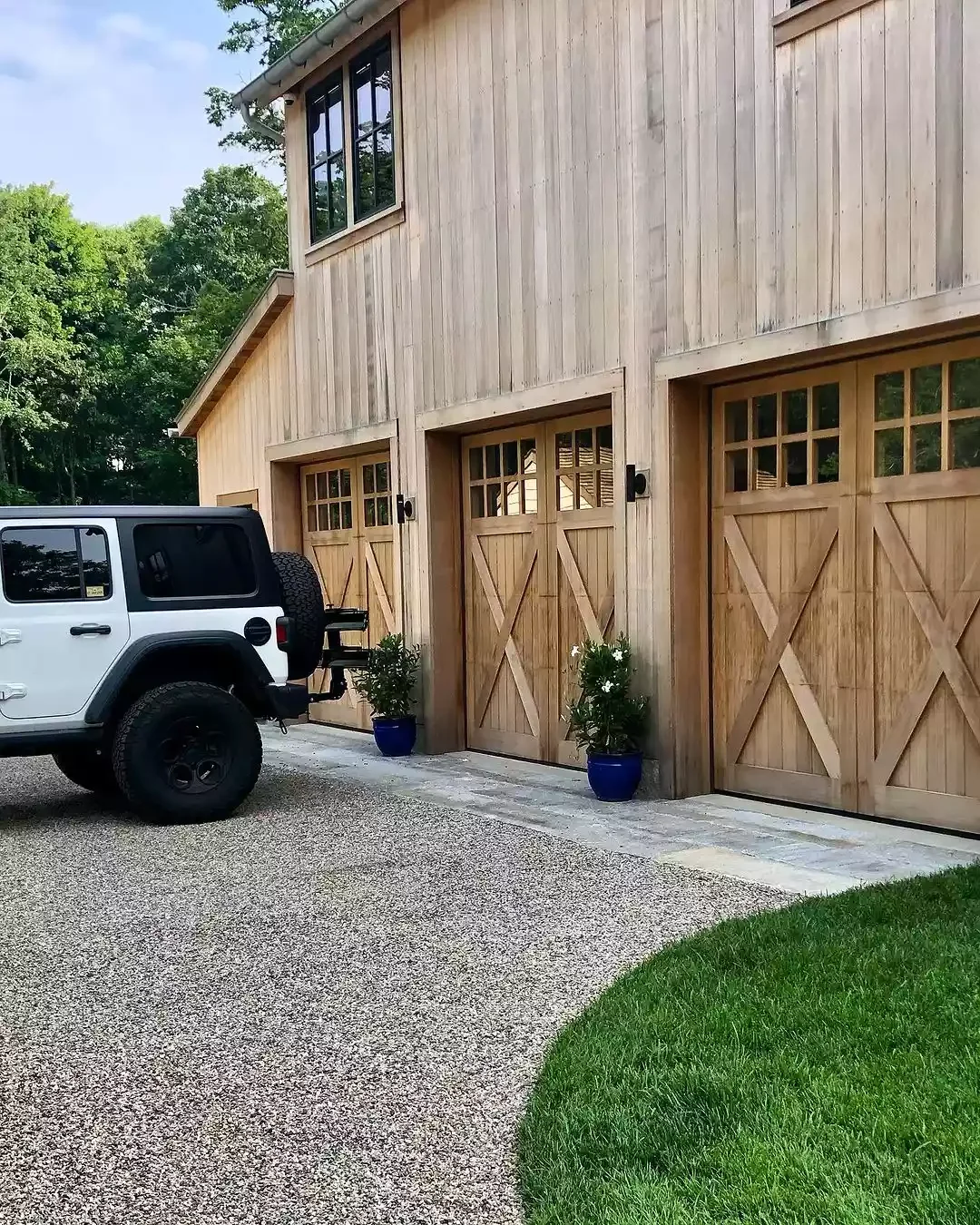 Farmhouse-Style Red Cedar Doors