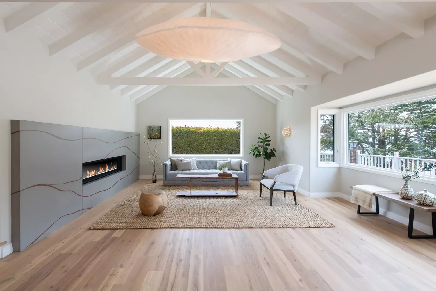 Feature Oversized Lighting