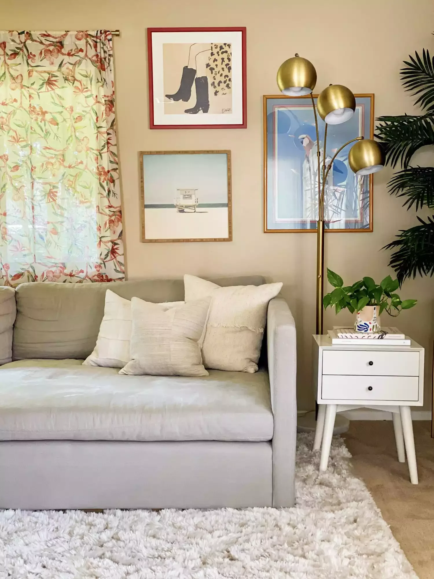 Floral Curtains