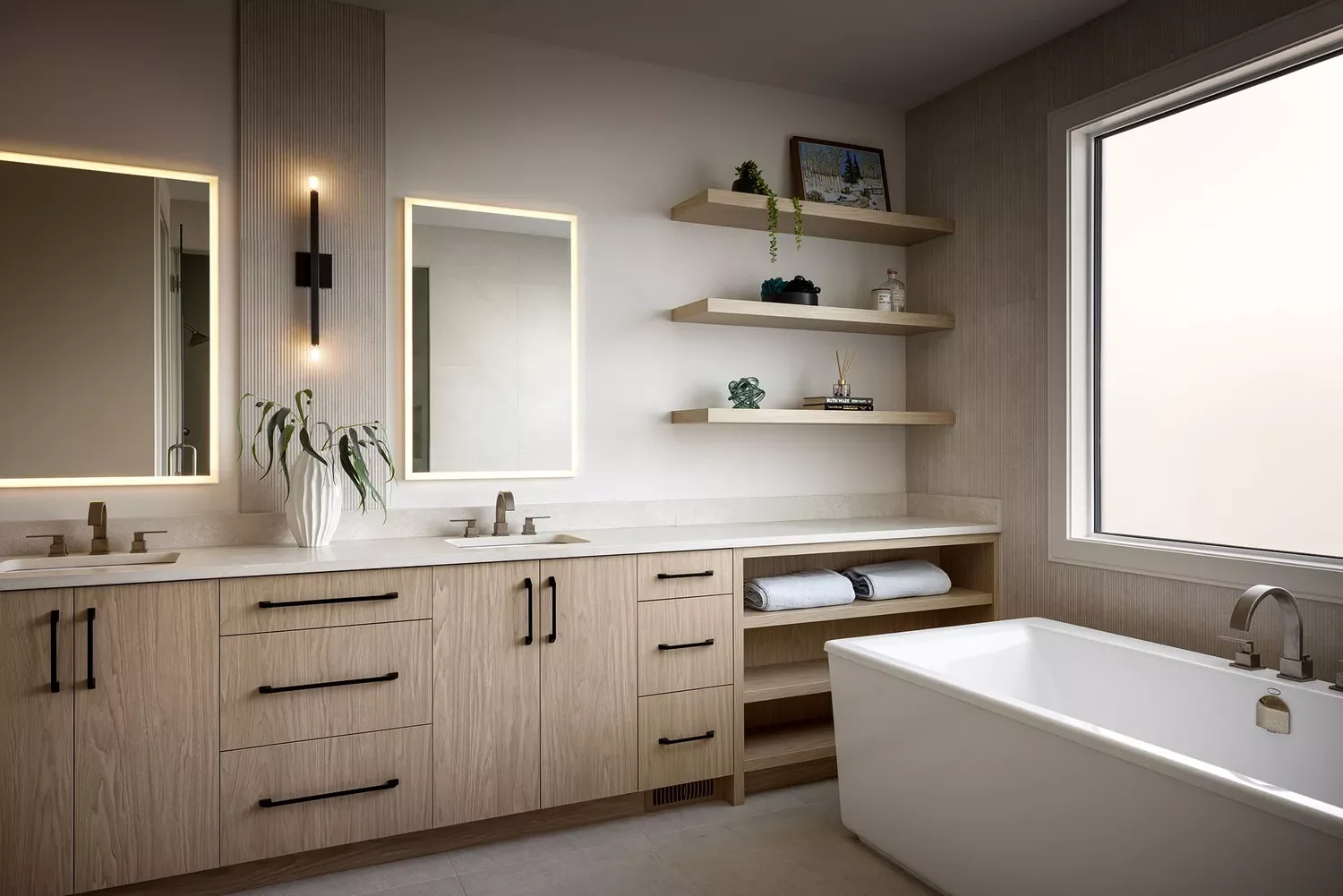 Framed LED Mirror