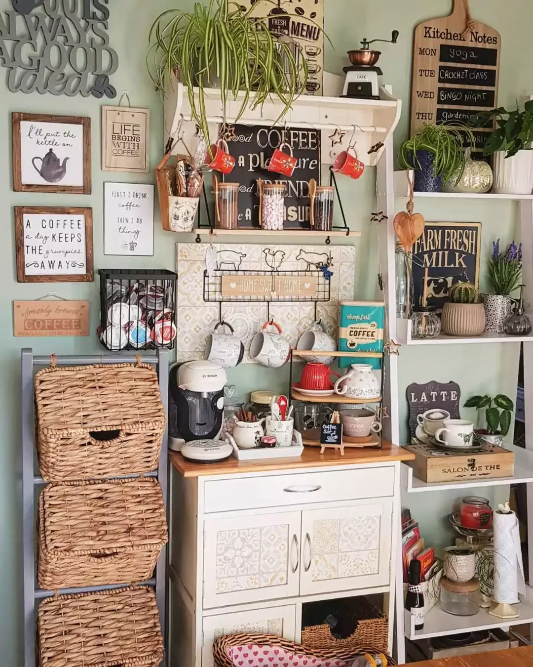 Full-Wall Coffee Bar