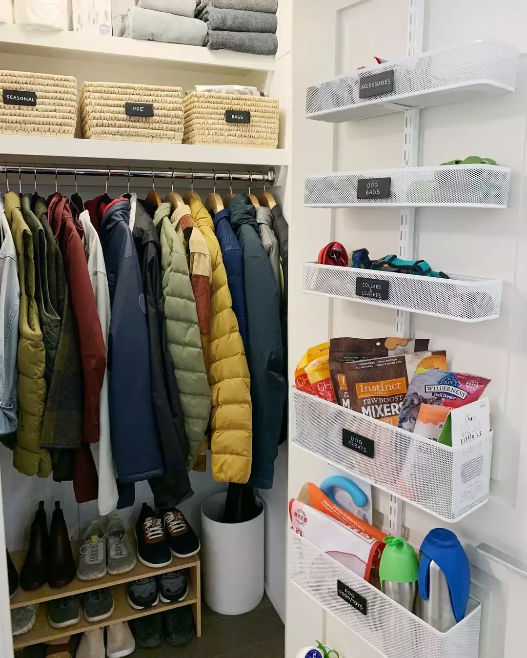 Give a Coat Closet Multiple Purposes