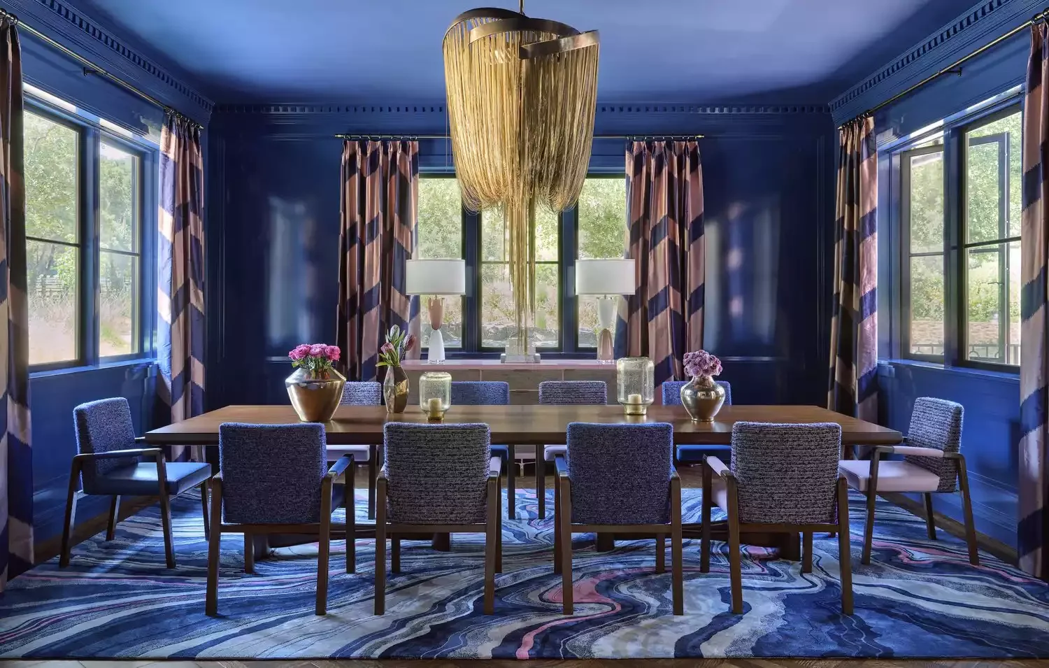 Go All Out With a Bright Rug