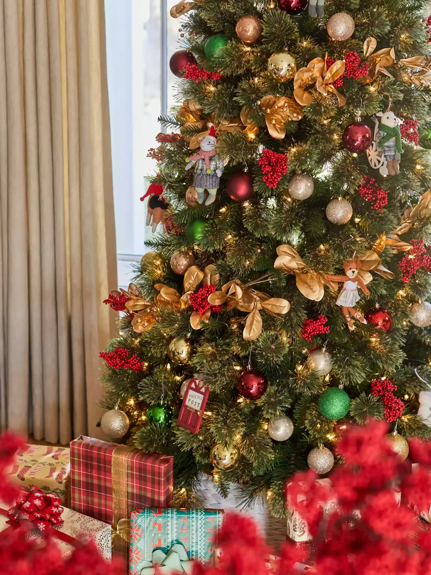 Gold Leaf Tree Garland