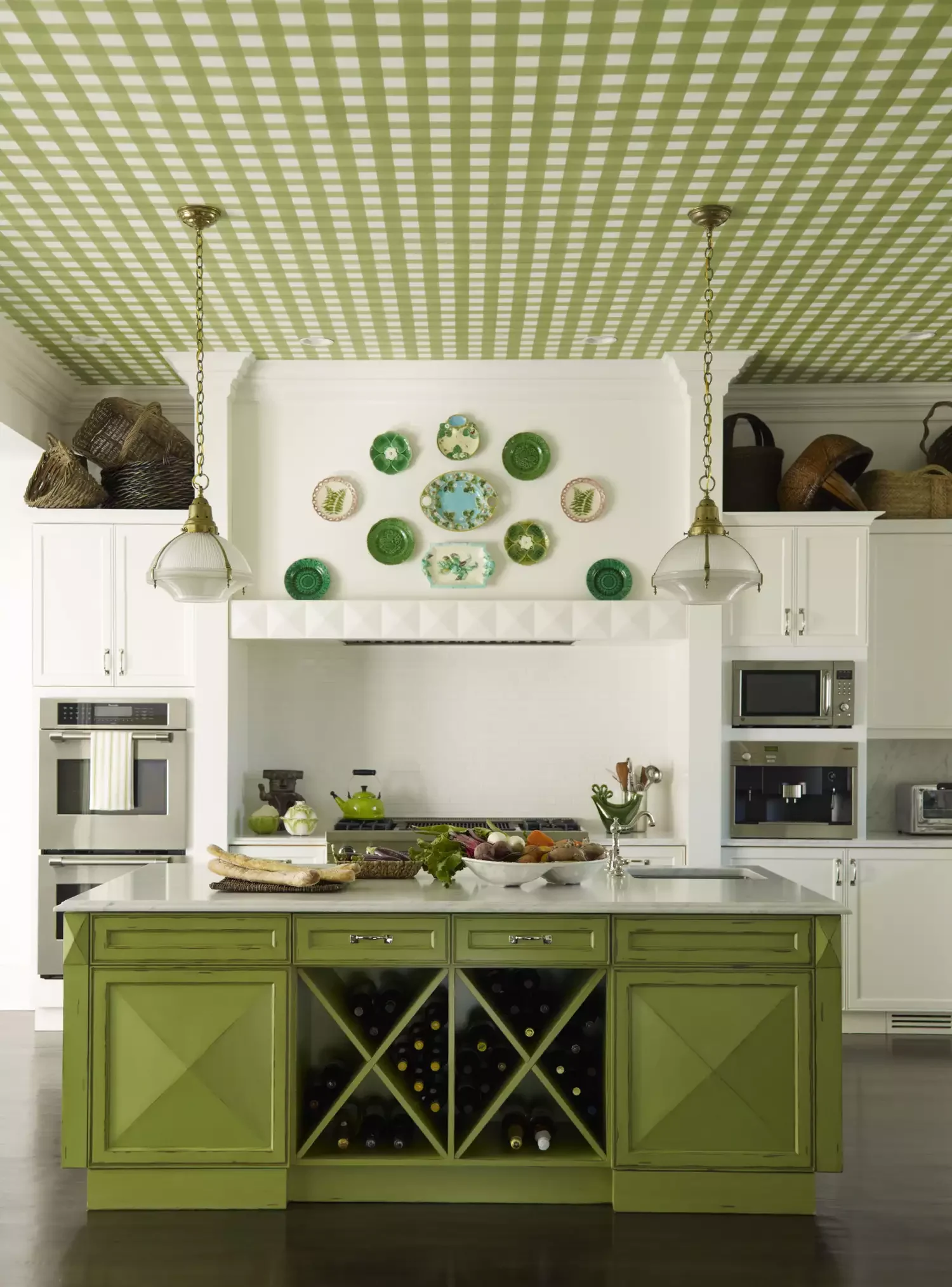 Green + White