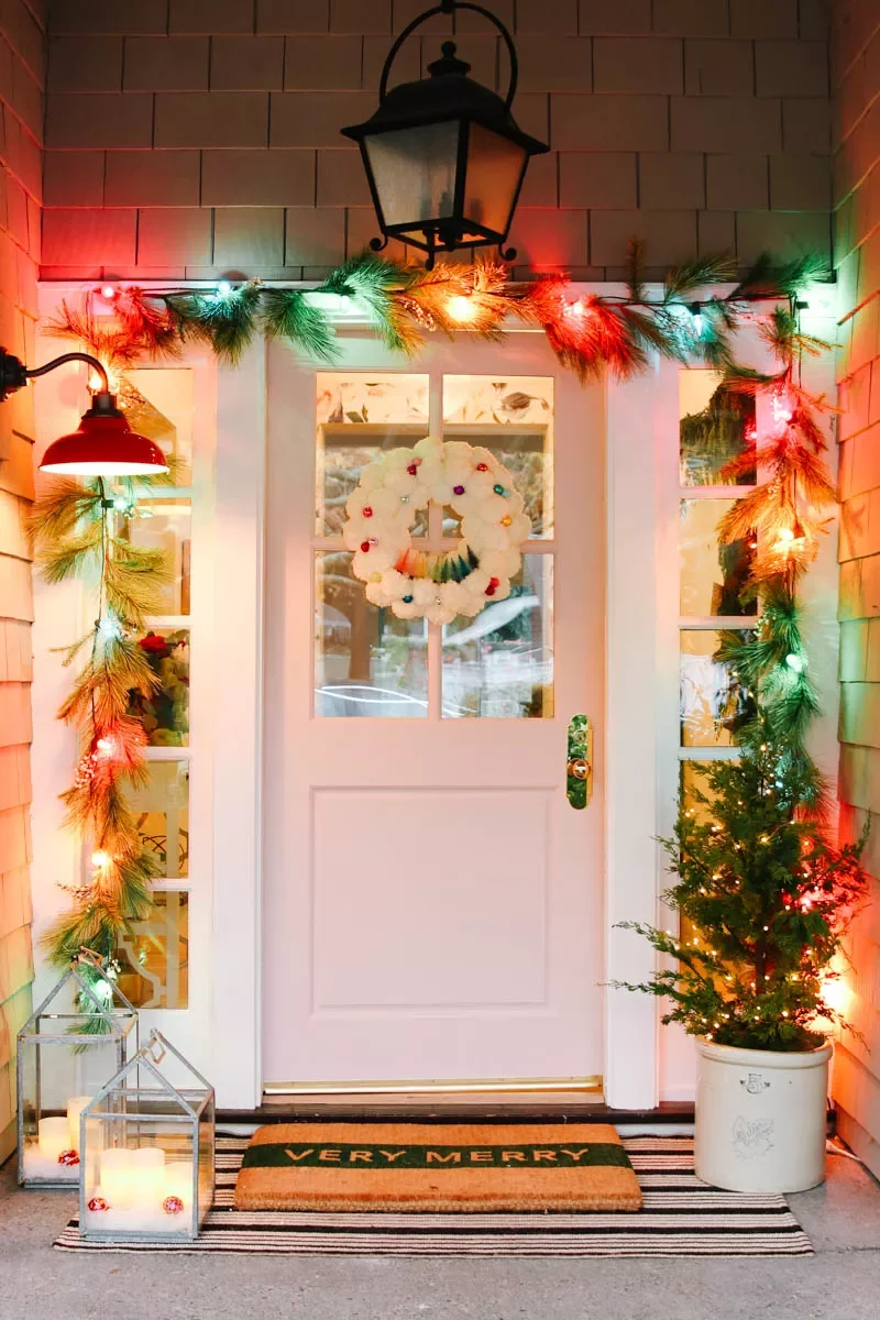 Hang Colored Lights