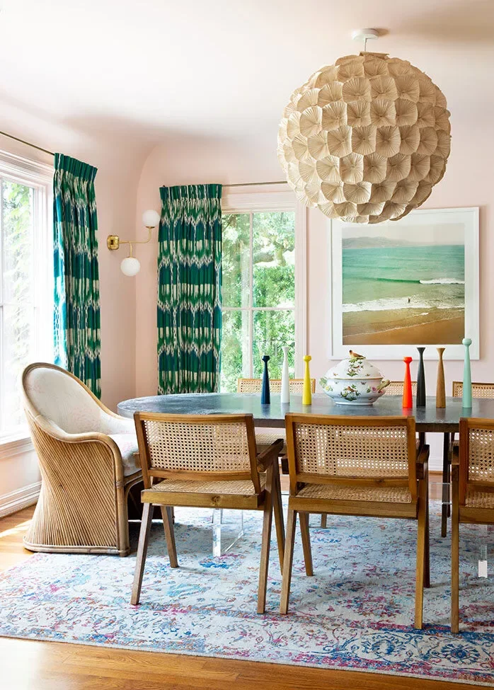 Hang Patterned Drapes