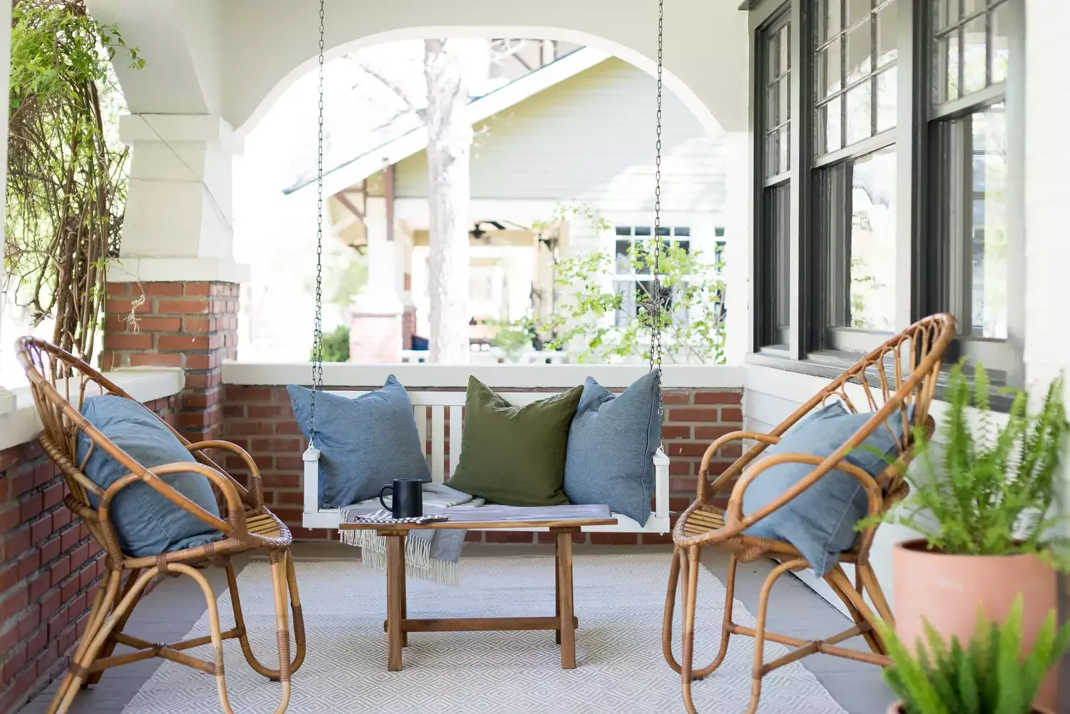 Hang a Small Porch Swing
