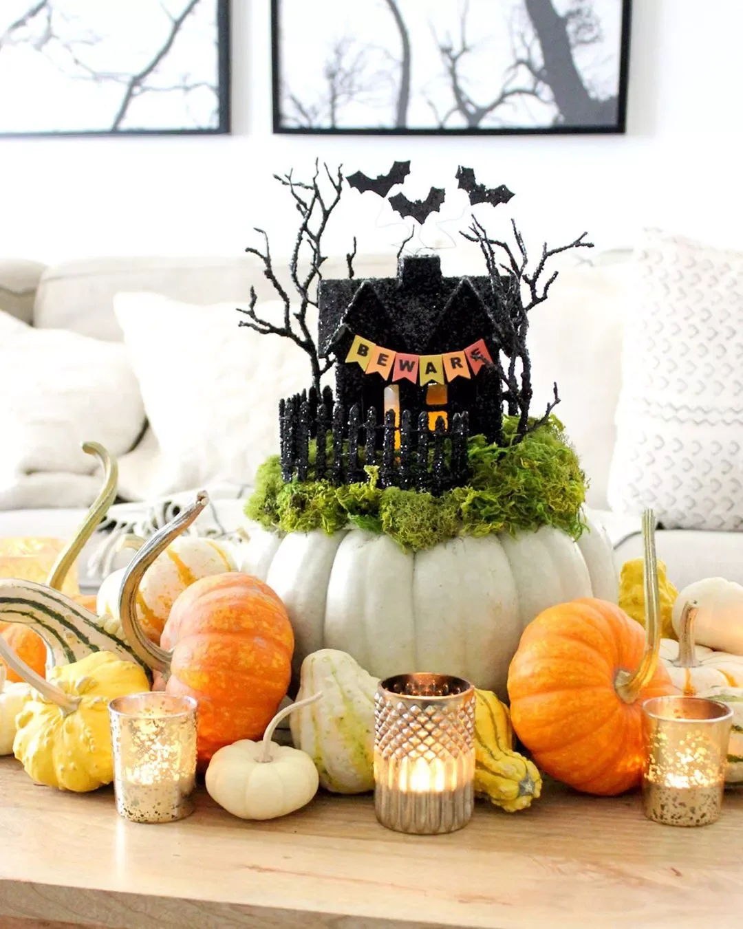 Haunted House Pumpkin