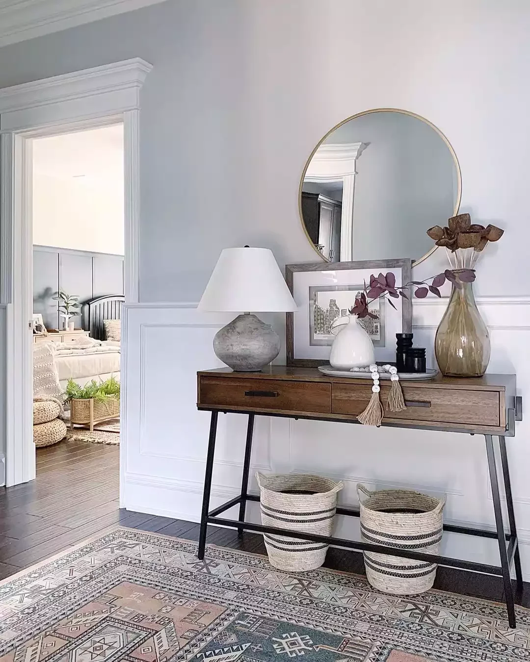 Hide Clutter in Baskets