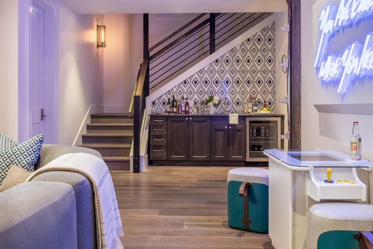 Horizontal Stair Railing