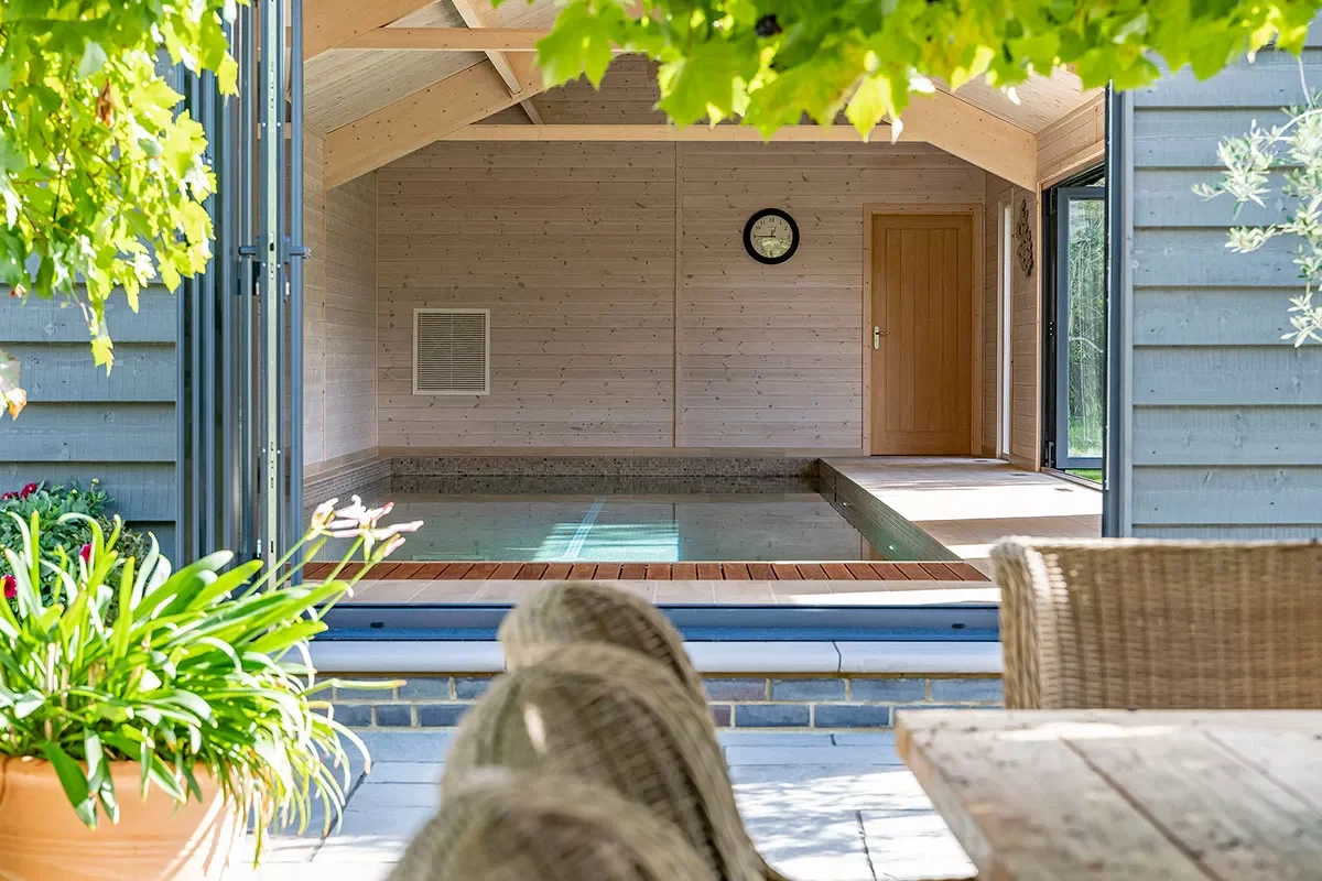 Indoor-Outdoor Backyard Pool