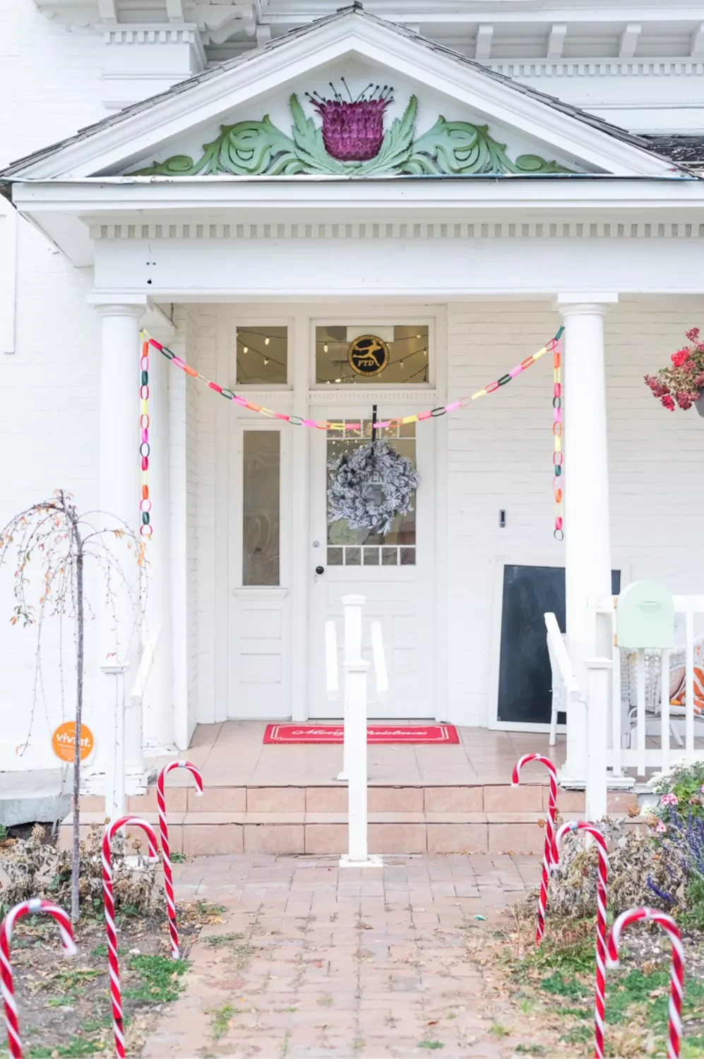 Install Candy Cane Lights