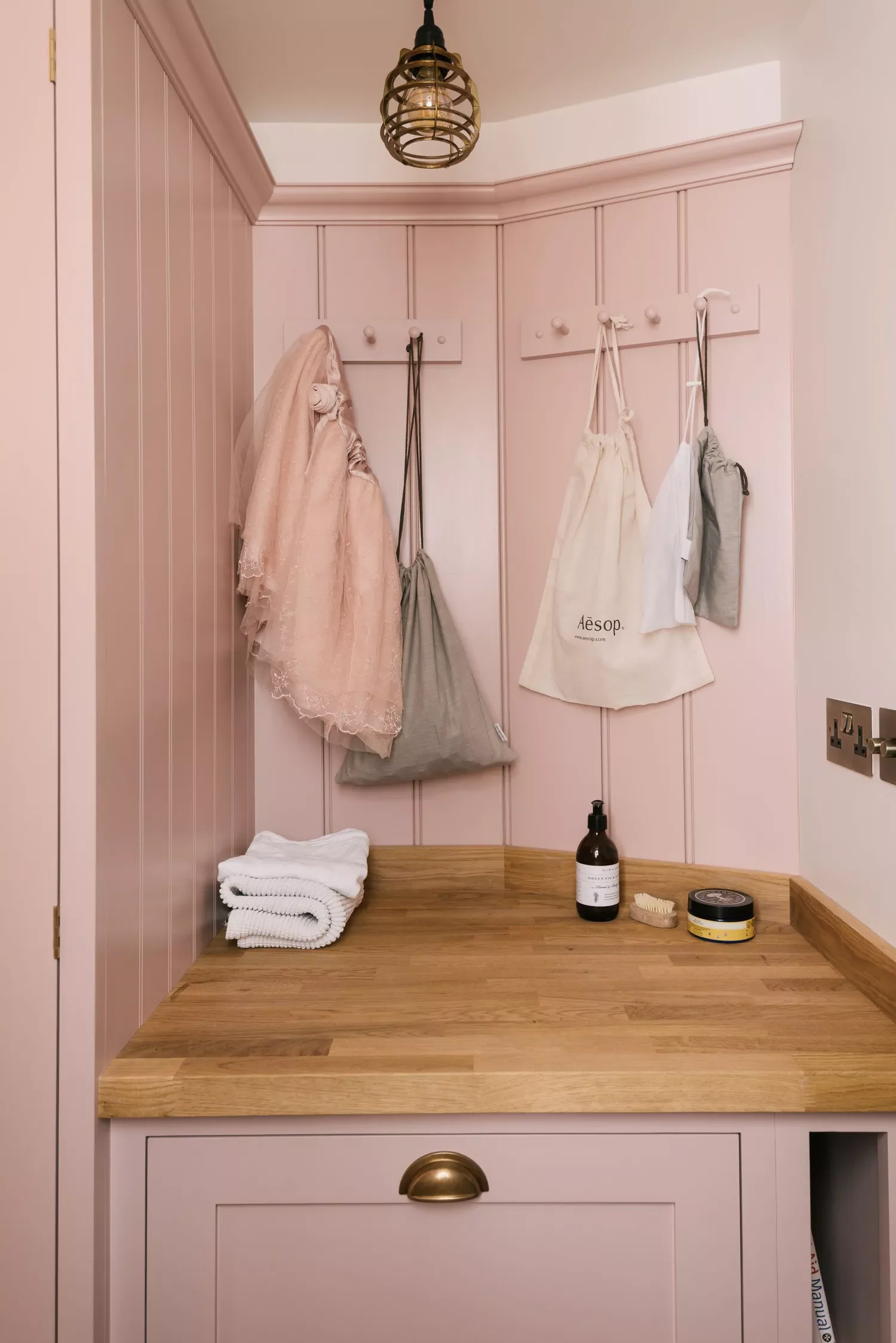 Install Peg Rail Storage