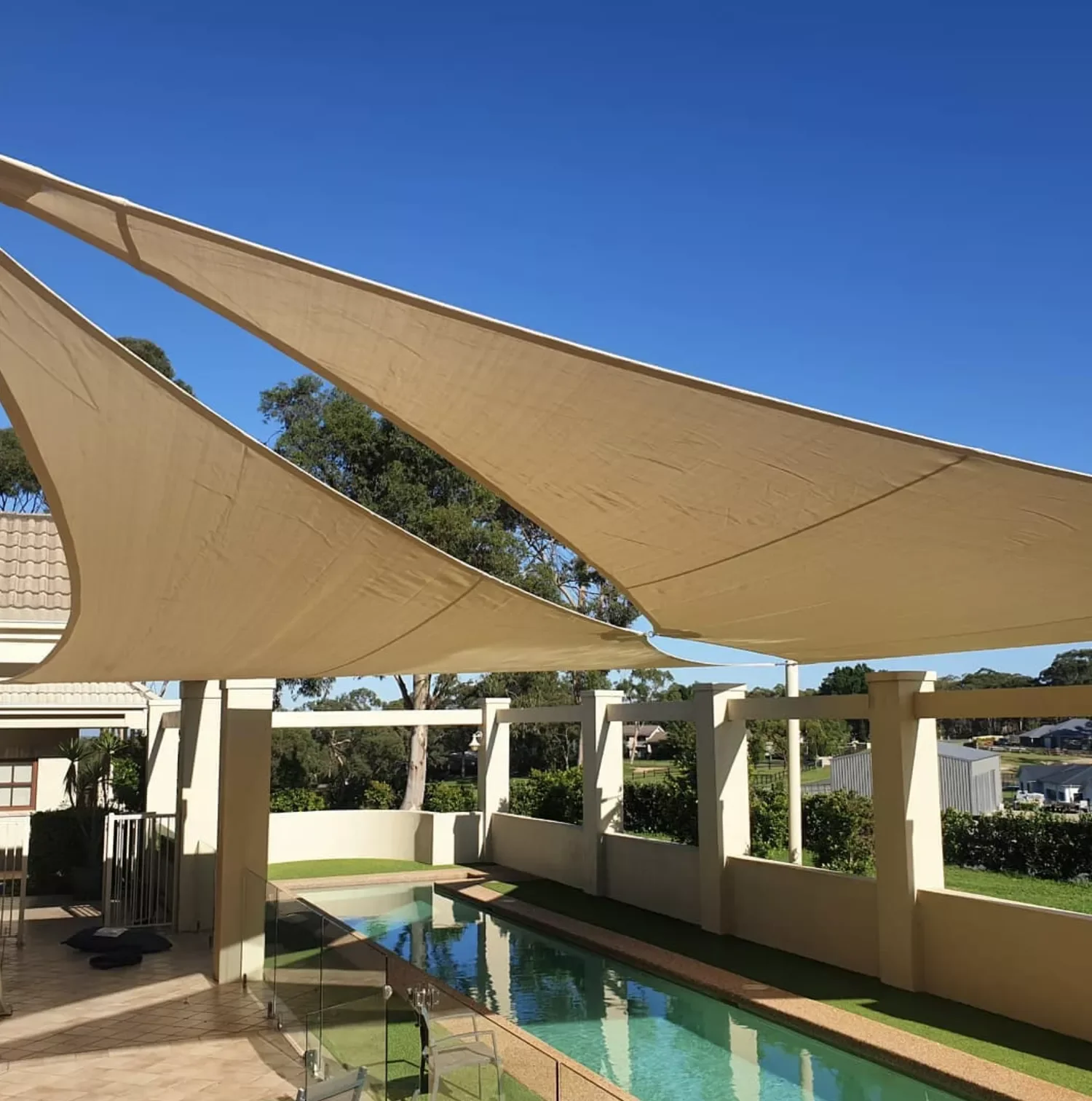 Install Twin Shade Sails