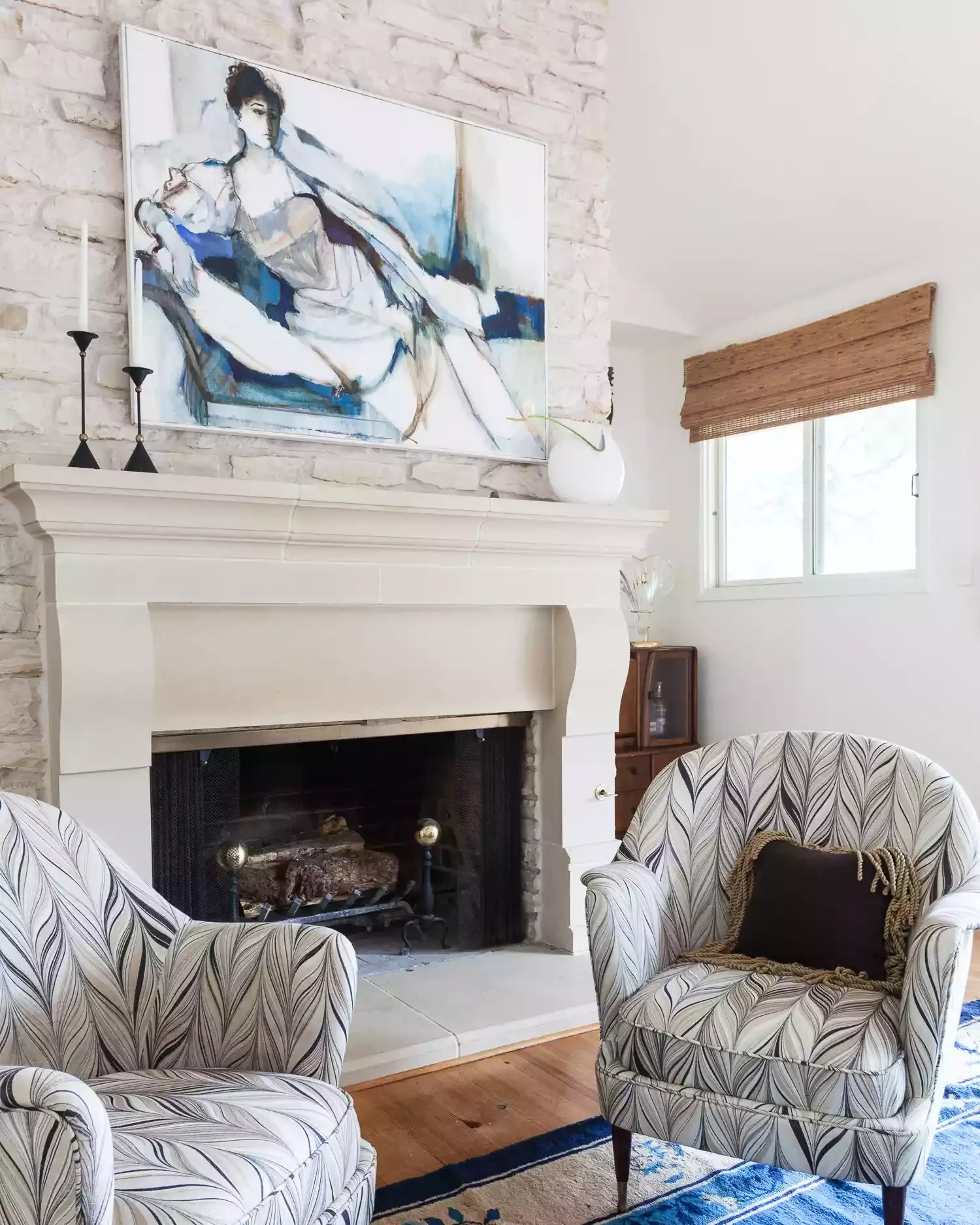 Keep it Simple and Classic on the Mantel