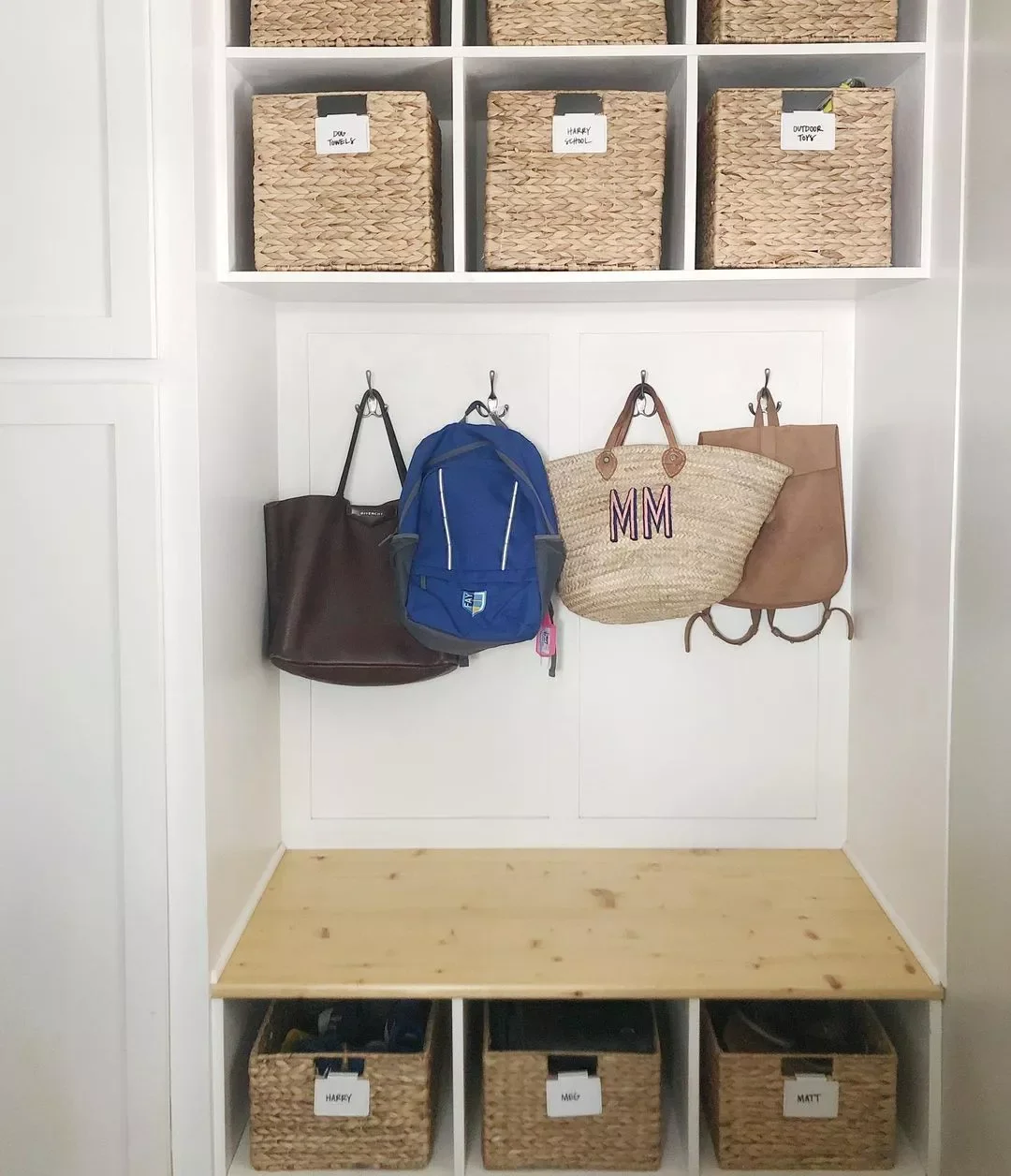 Label Storage Bins