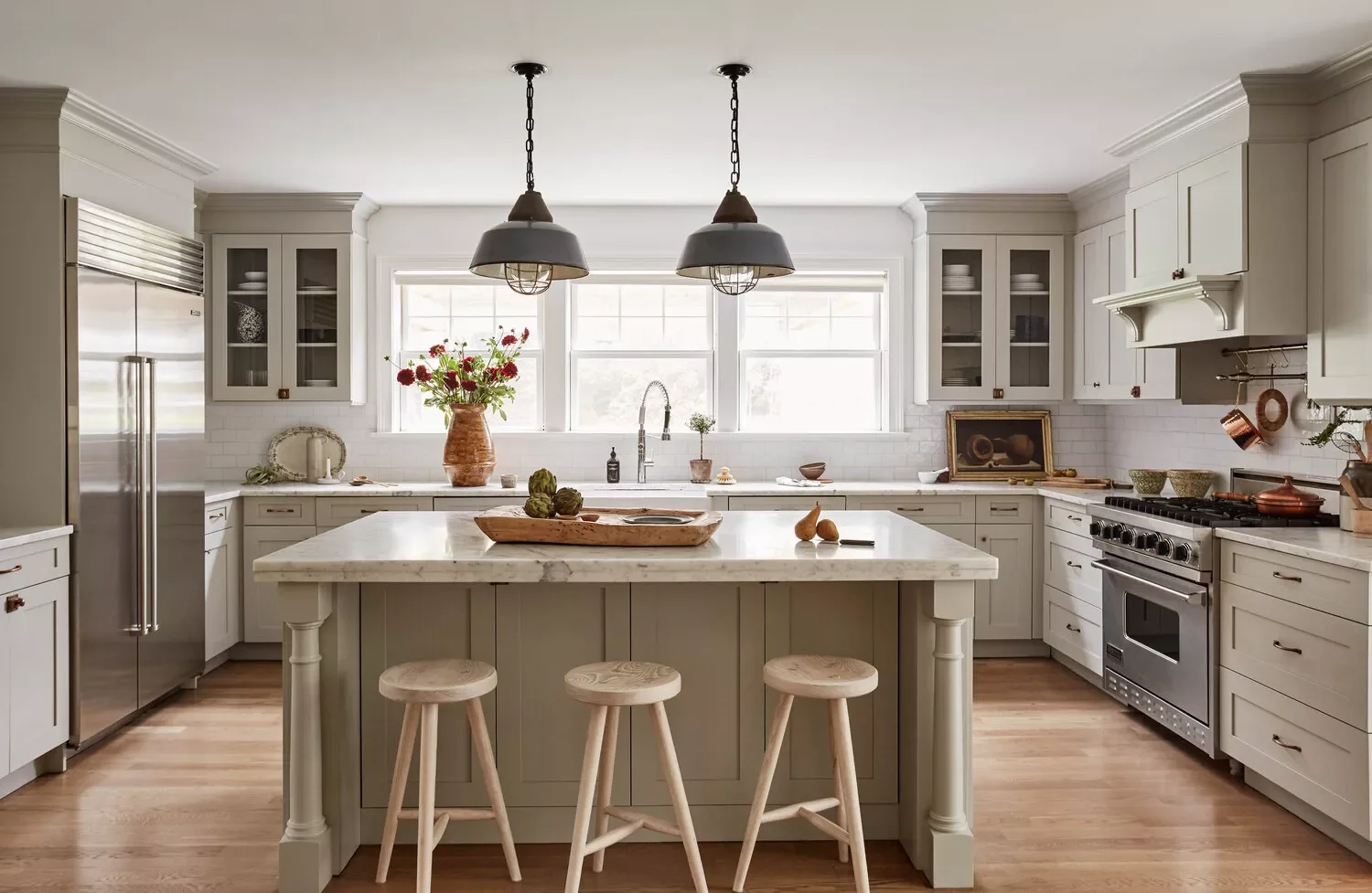 Large Kitchen Triangle