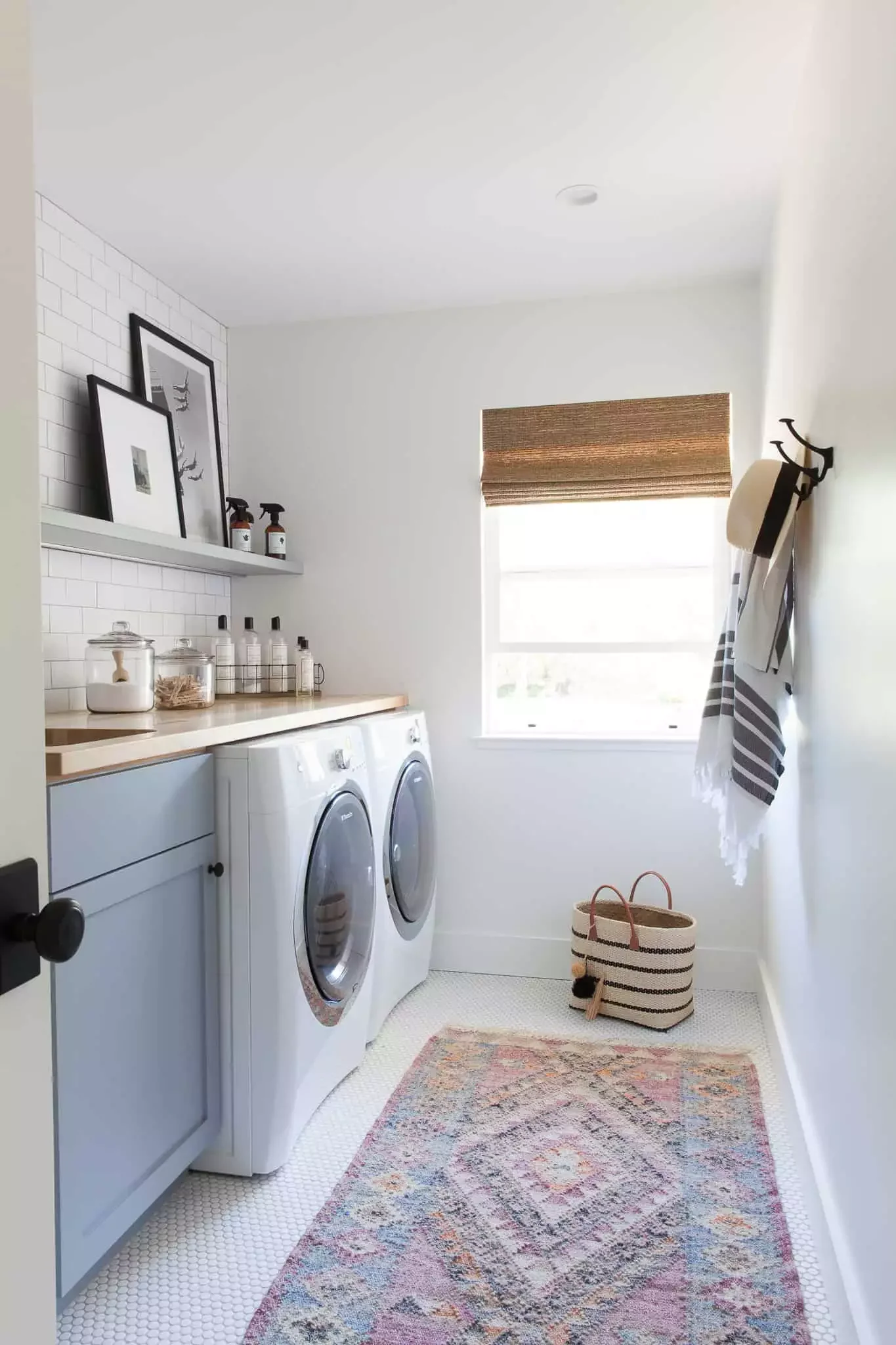 Lay a Laundry Room Area Rug