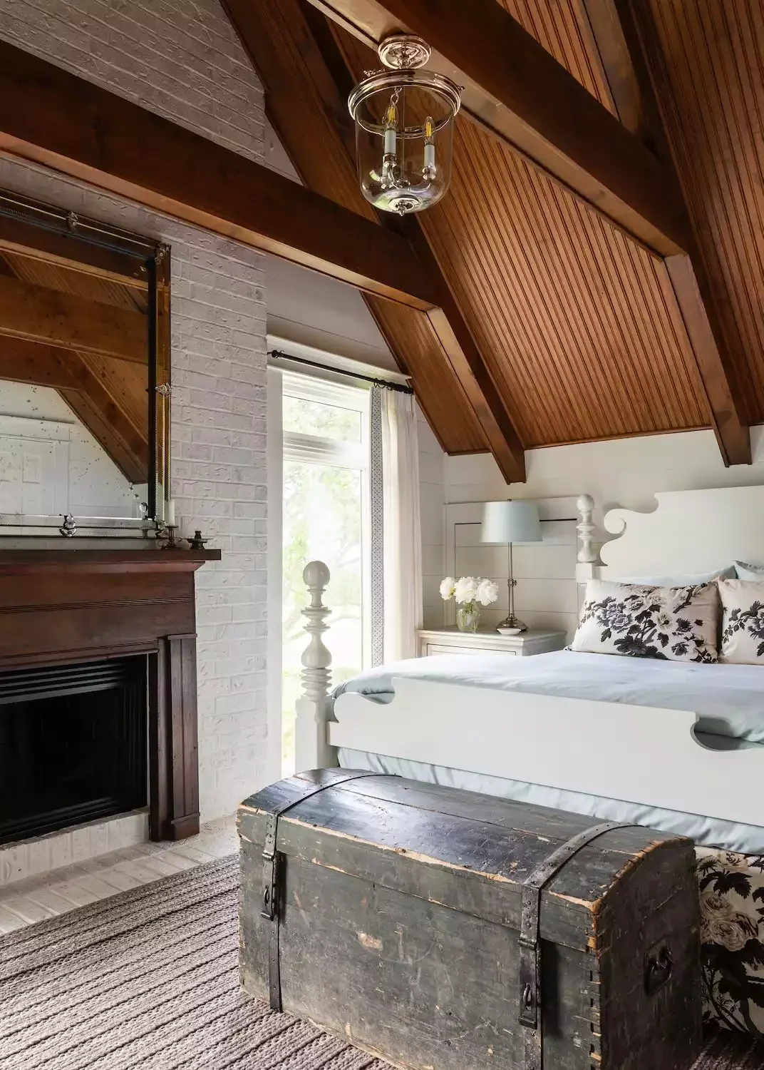 Light Wash Fireplace Wall