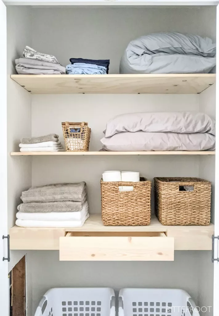 Linen Closet Shelving