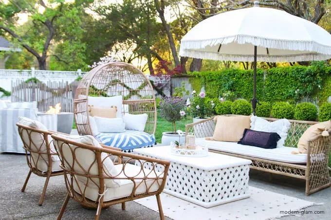 Lushly Planted Privacy Fence