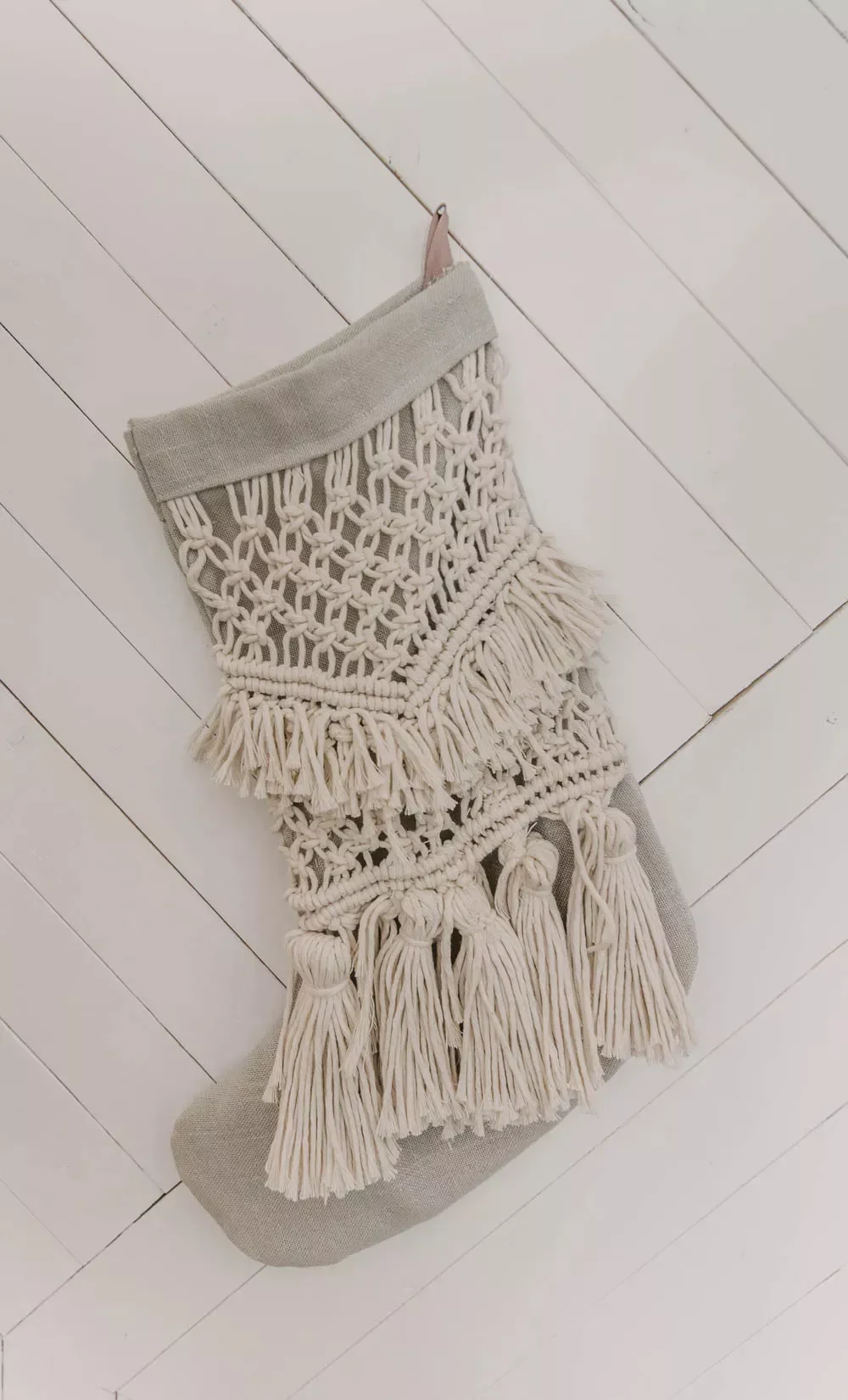 Macrame Stocking
