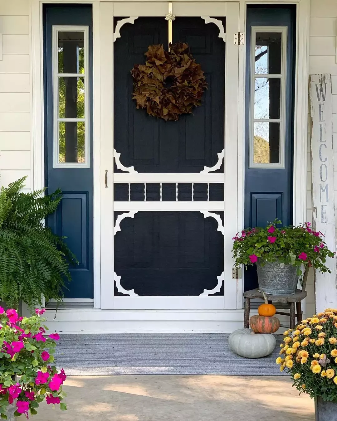 Make a Dried Leaf Wreath