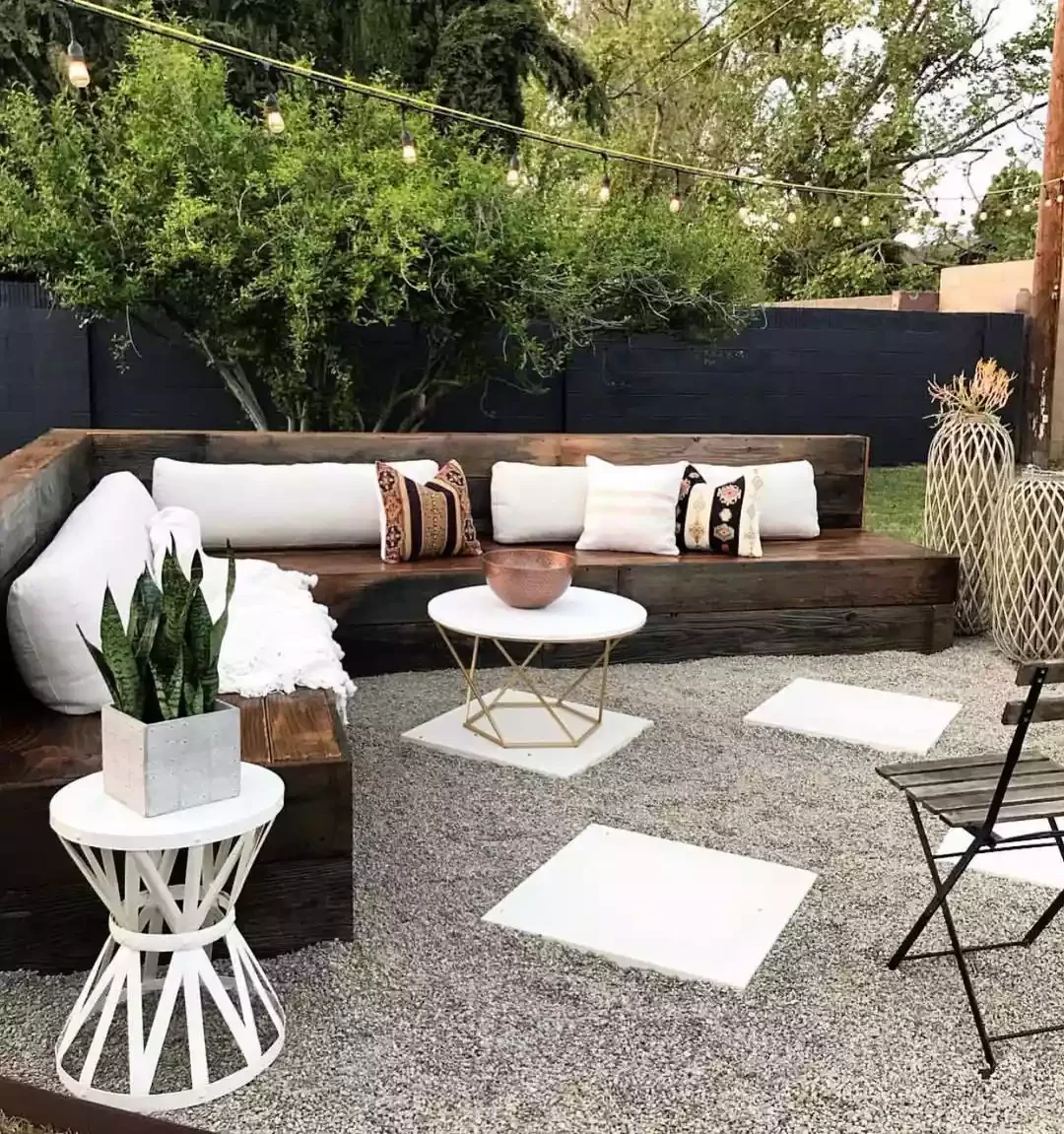 Make a Pea Gravel Patio