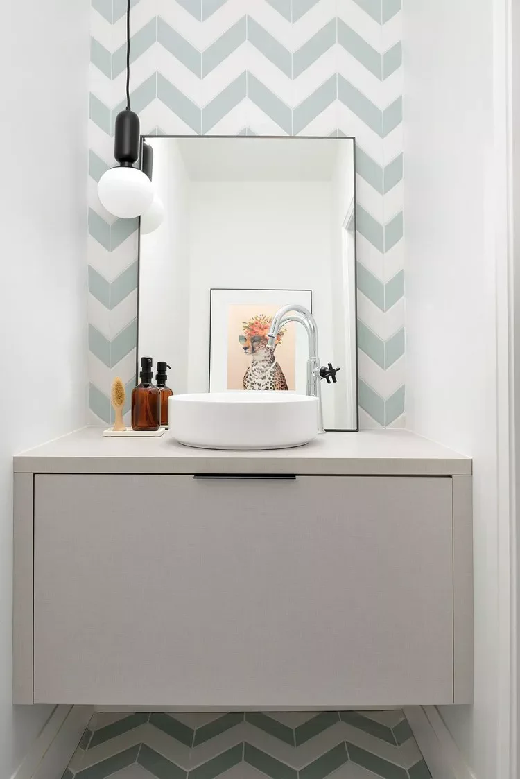 Matching Wall and Floor Tile