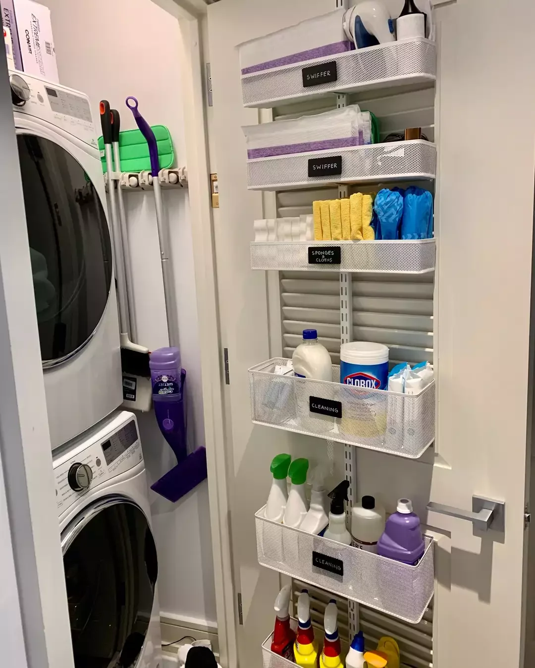 Maximize a Laundry Closet
