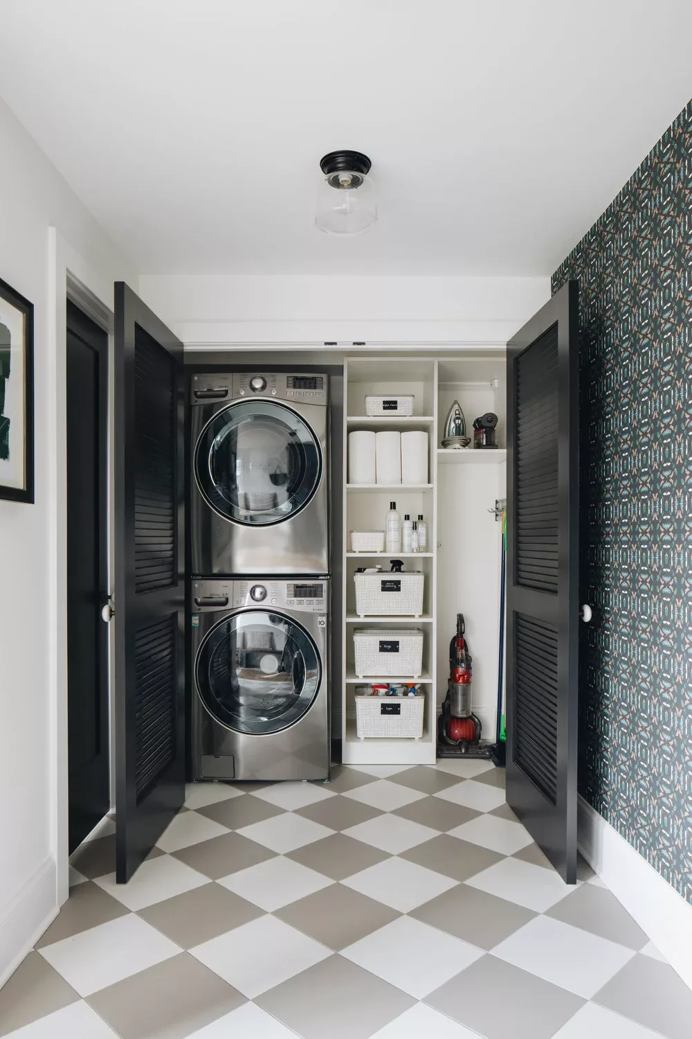 Maximize a Laundry Supply Closet